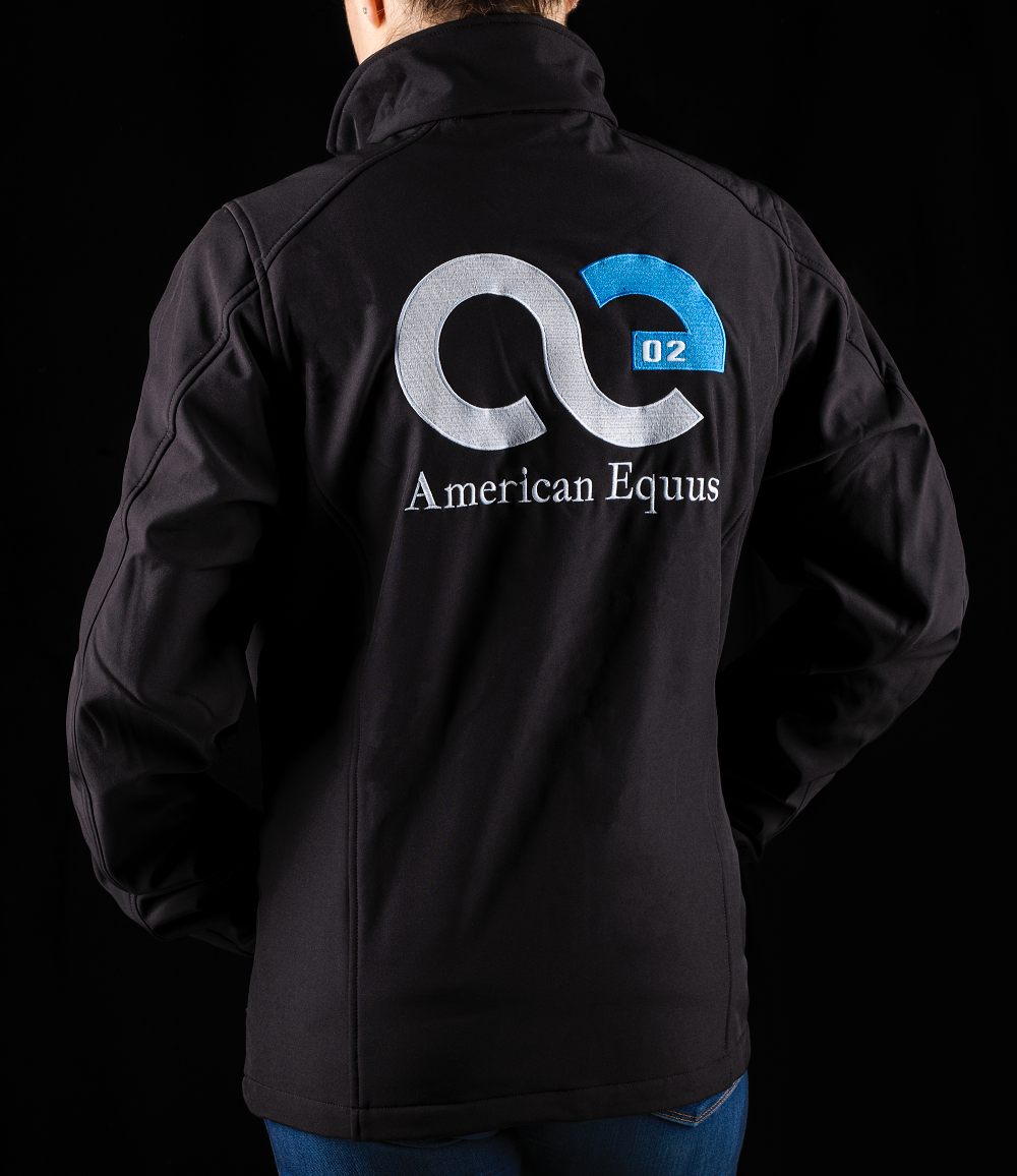 Chaqueta softshell con logotipo distintivo American Equus