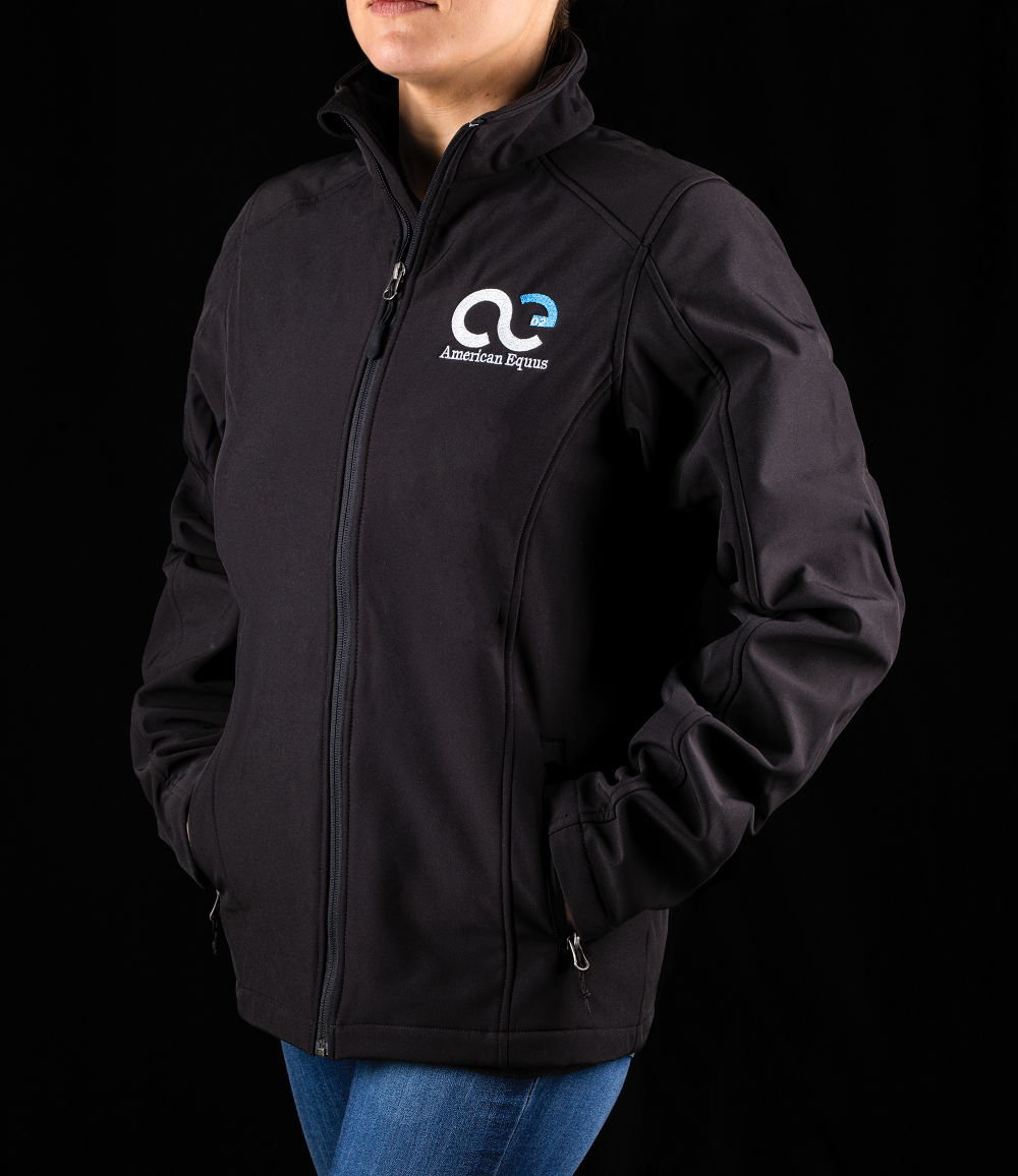 Chaqueta softshell con logotipo distintivo American Equus