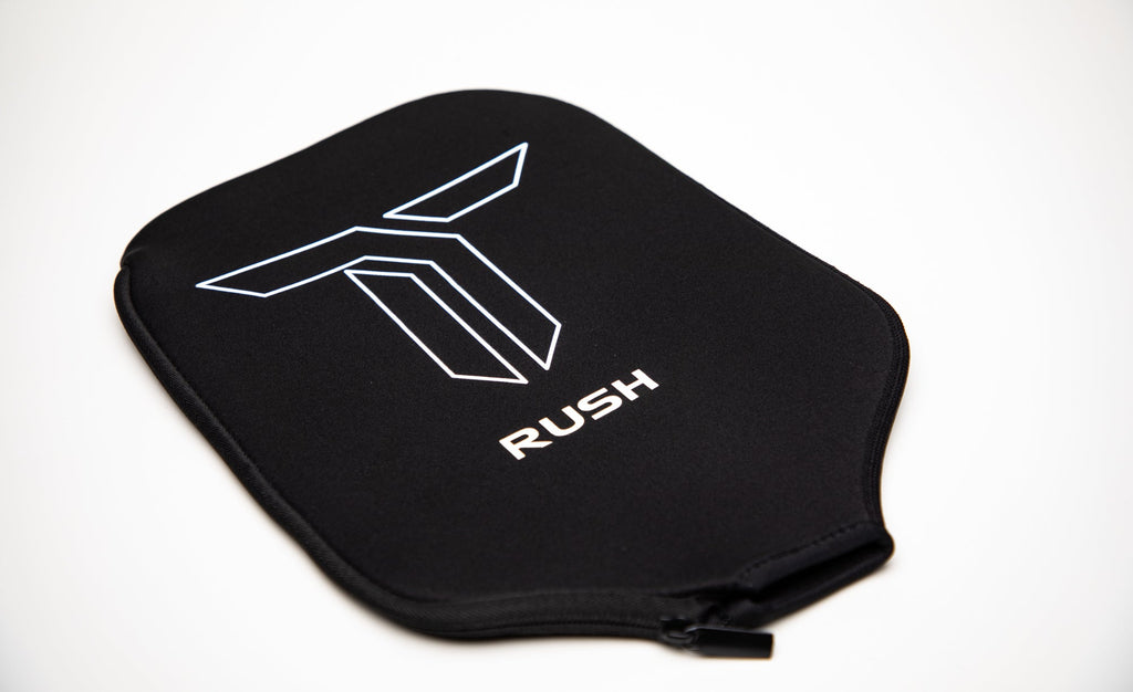 RUSH 13 Incluye tarjeta de peso personalizada, funda para pala, borrador de pala y pesas de plomo.