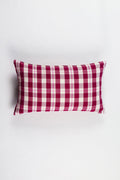 Abigail Cranberry Plaid Pillows