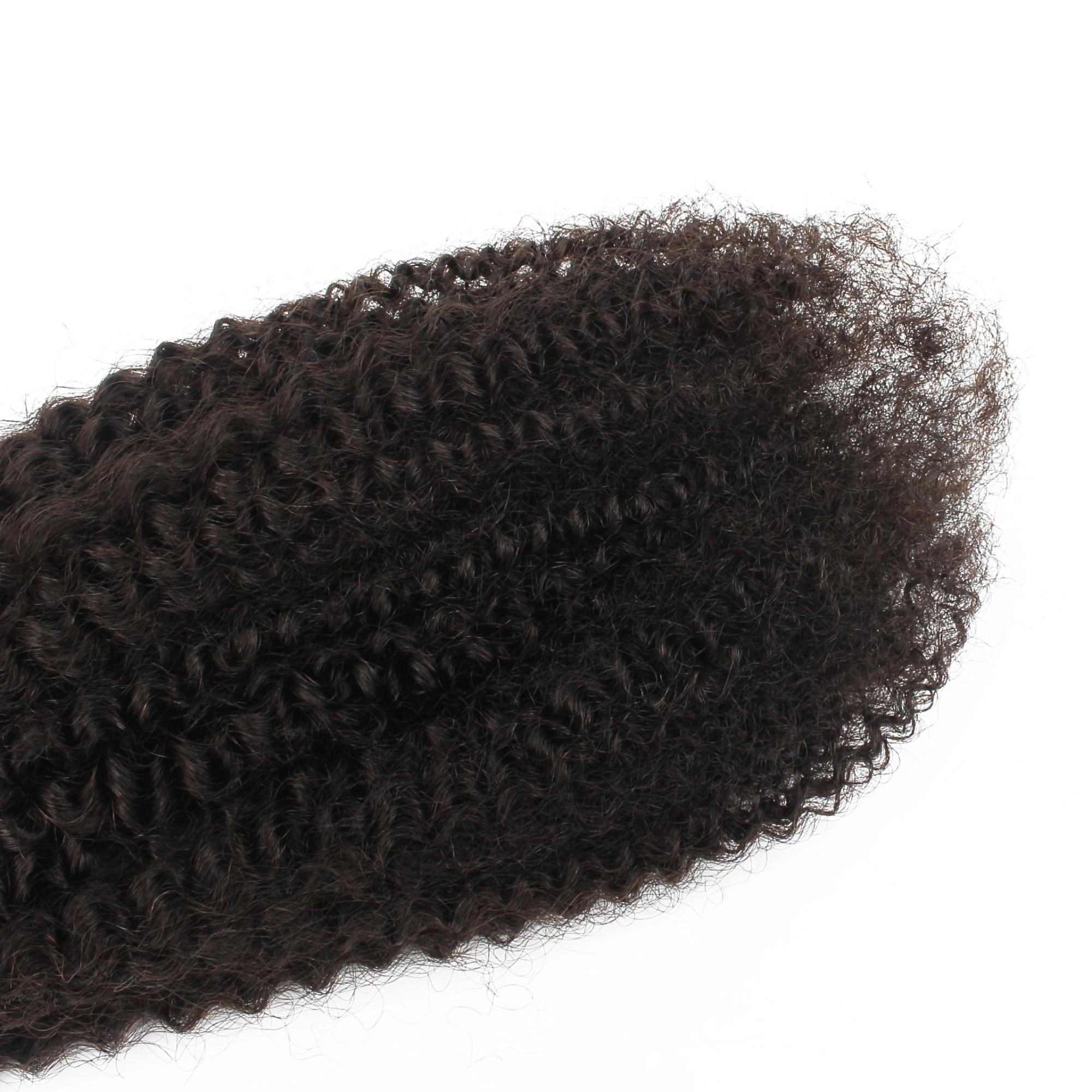 Cabello trenzado 100 % humano afro kinky a granel