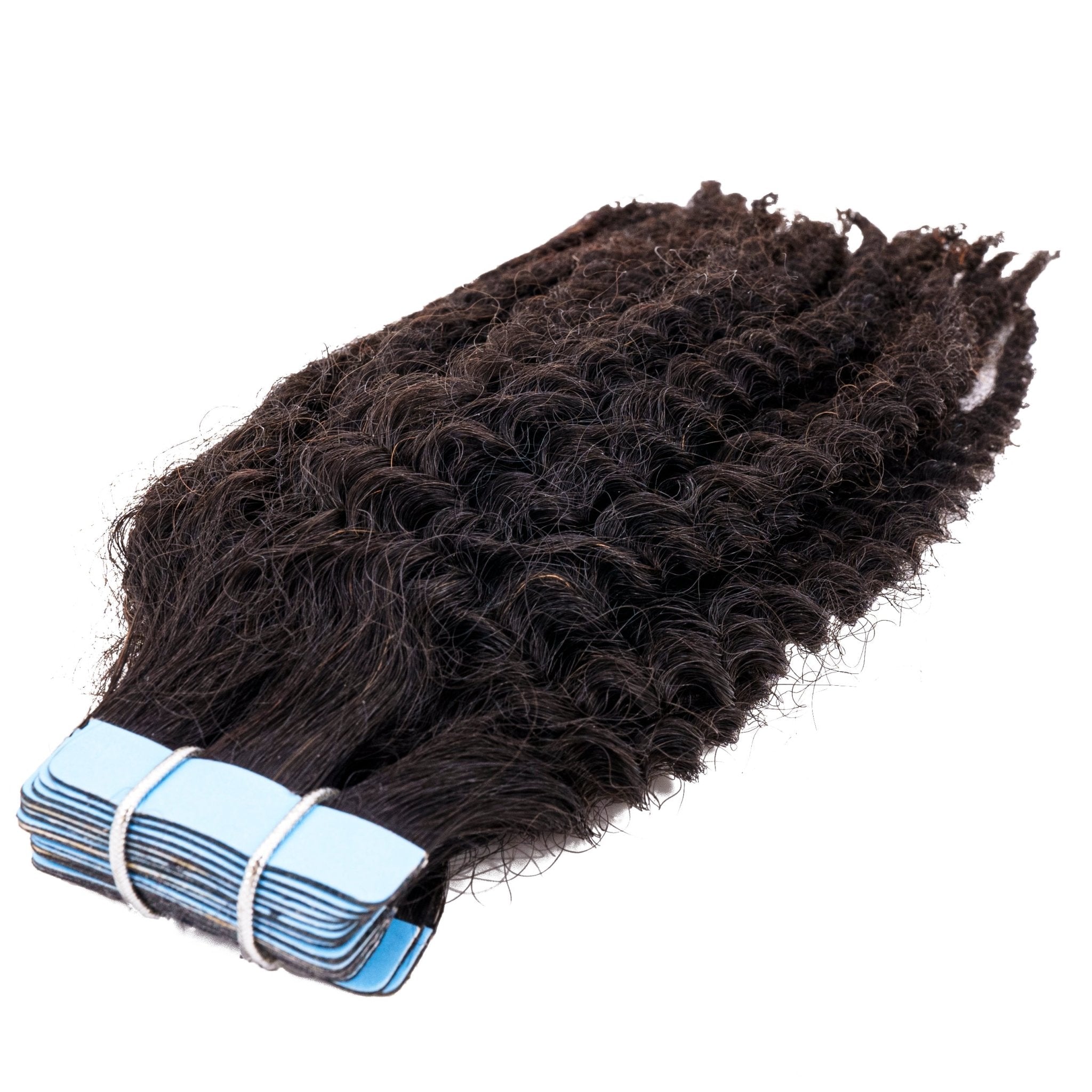 Extensiones Adhesivas de Cabello 100% Humano Rizado Afro