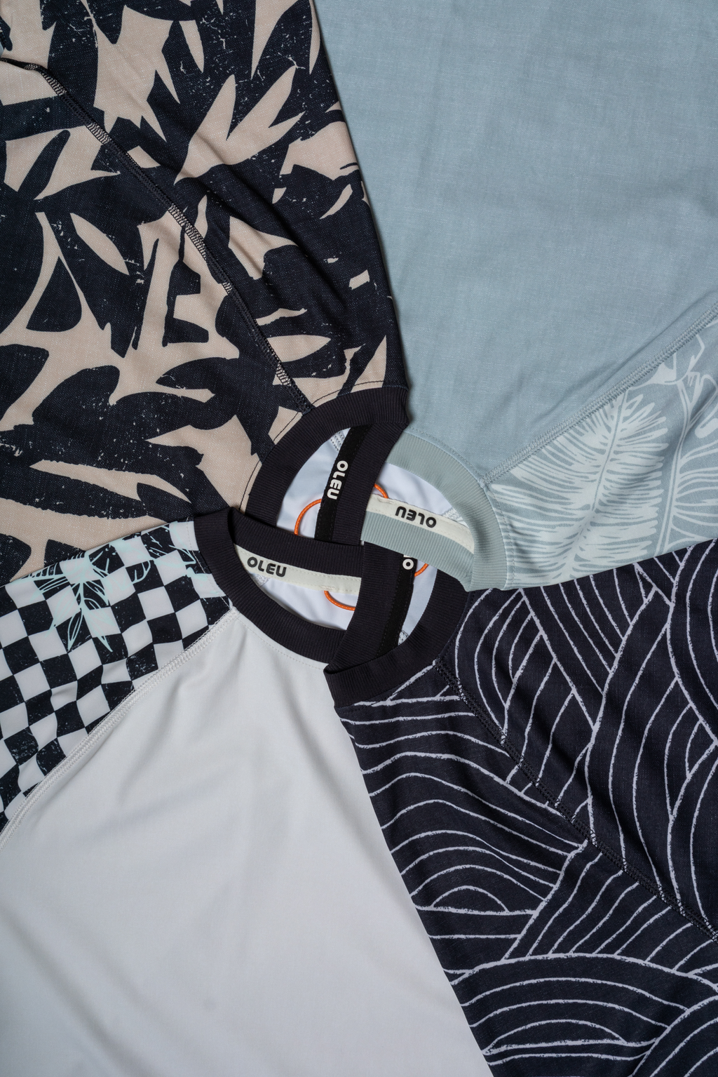 OLEU SUNSPORT™ UV TEE SHIRT - STORM CARBON