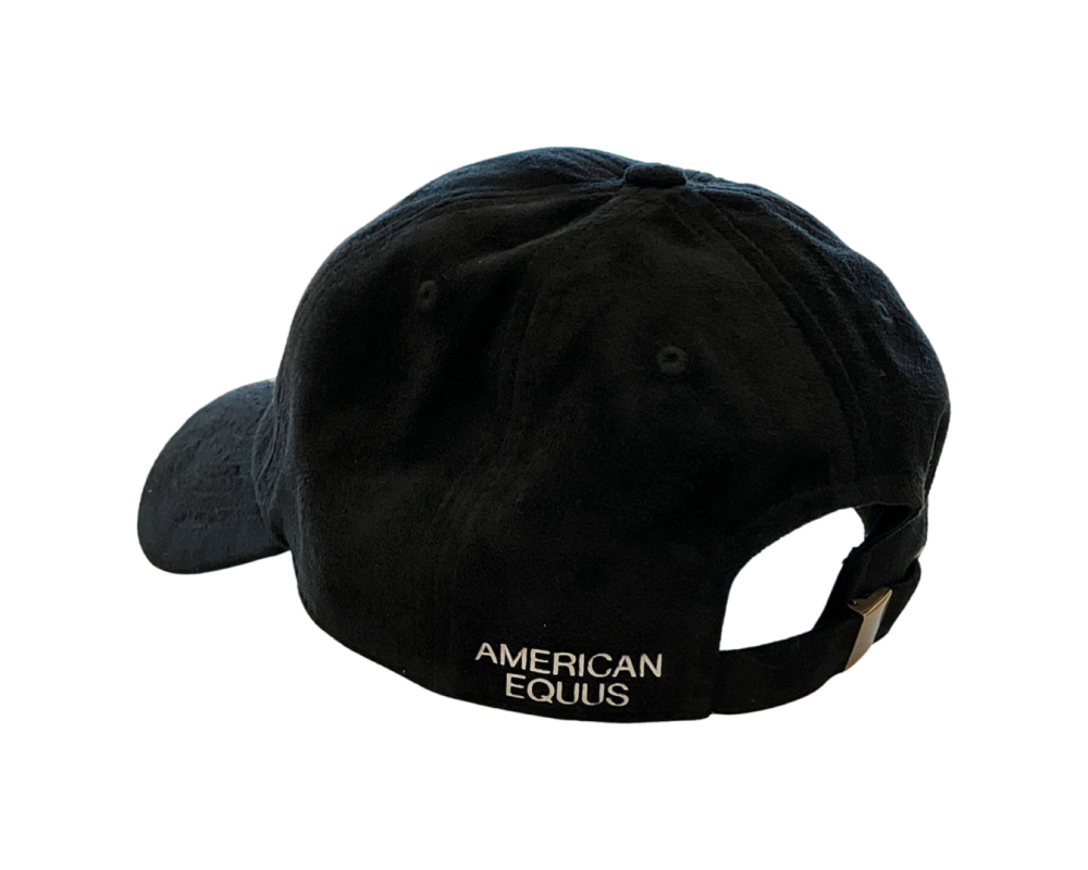 Gorra de gamuza BLACK LABEL de American Equus