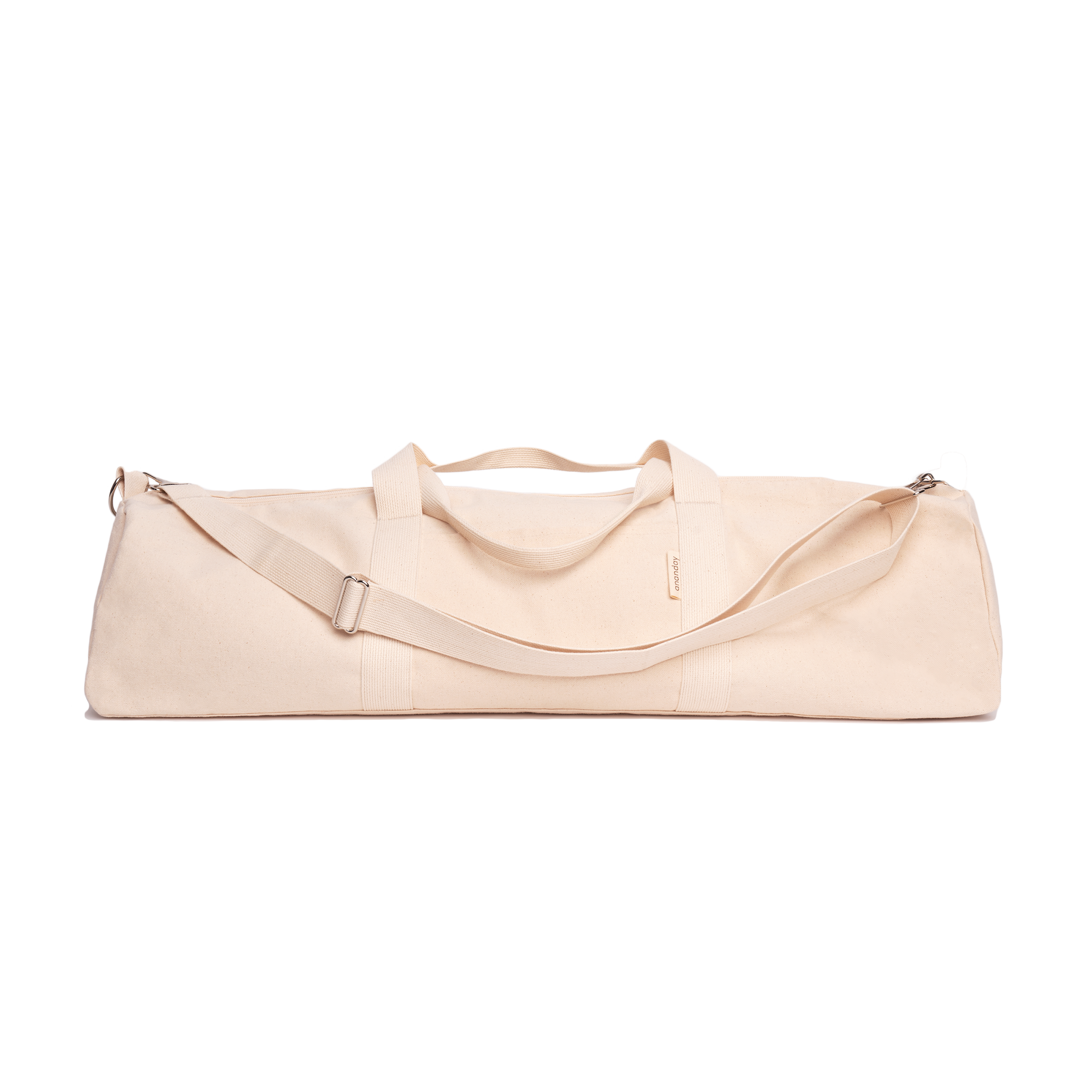 Bolsa de yoga de lona en color natural
