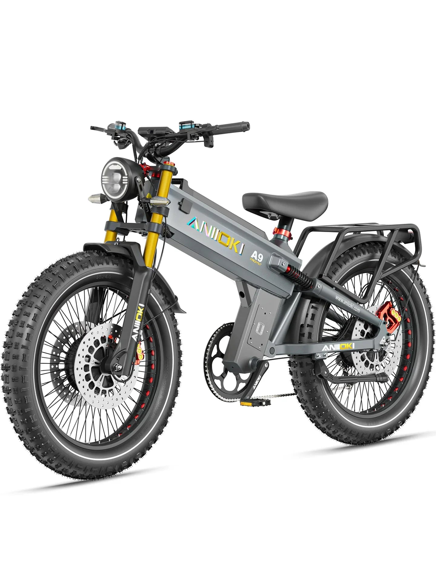 Bicicleta eléctrica Aniioki A9 Pro Max 60V con motor dual