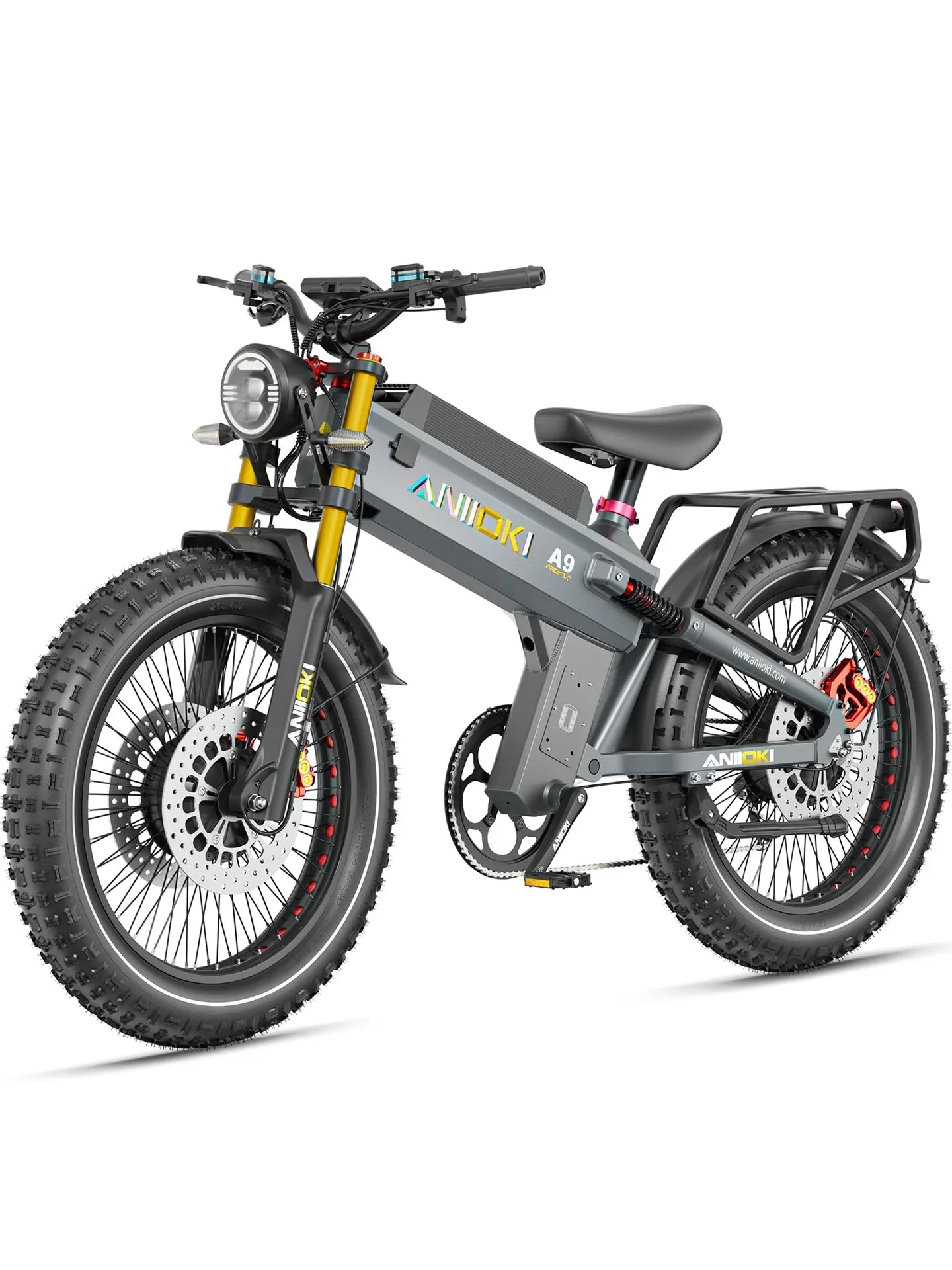 Bicicleta eléctrica Aniioki A9 Pro Max 60V con motor dual