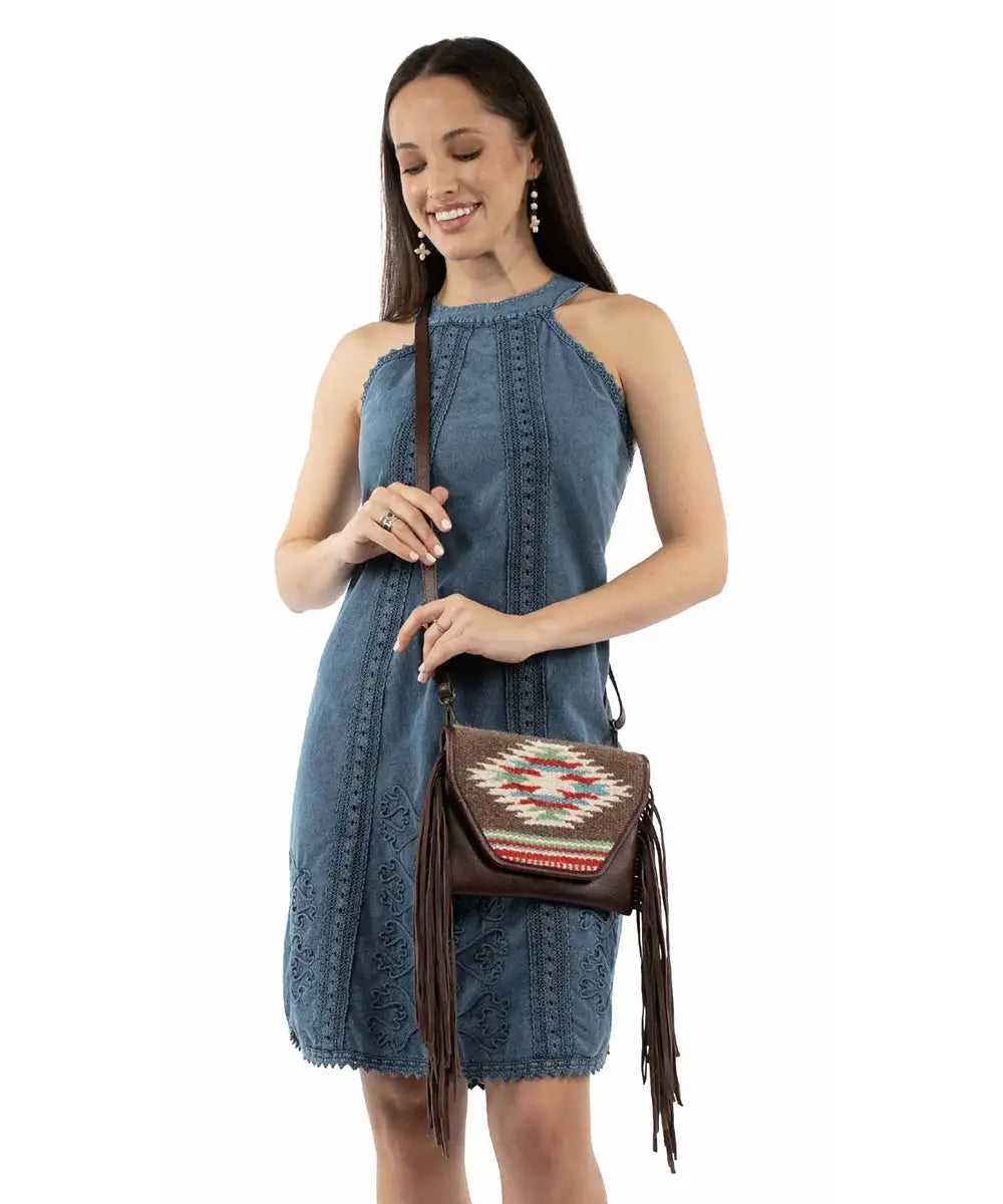 Scully Fringe Fiesta Leather Medium Crossbody - Women's Handbag