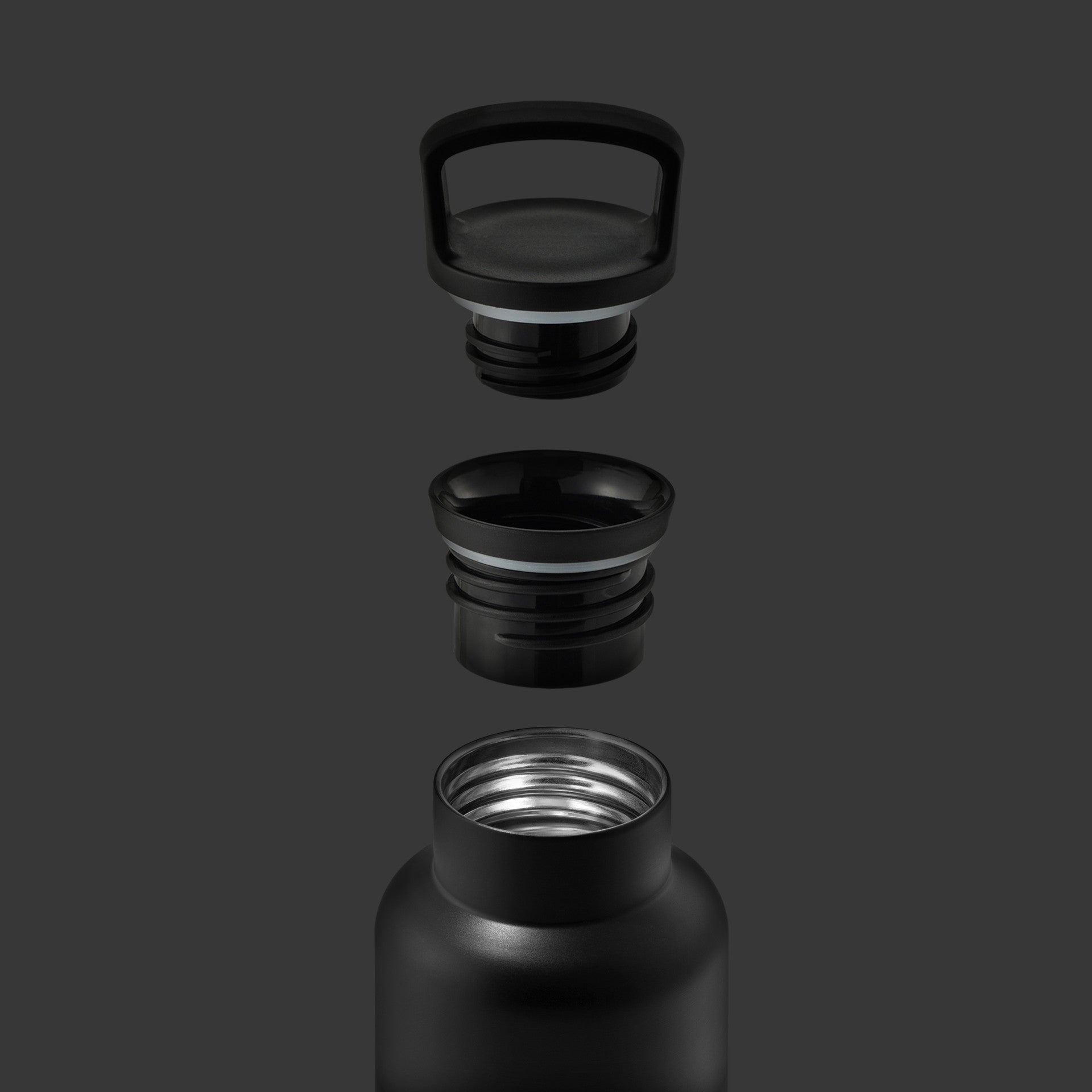 Negro-Gris Metálico 16 Oz