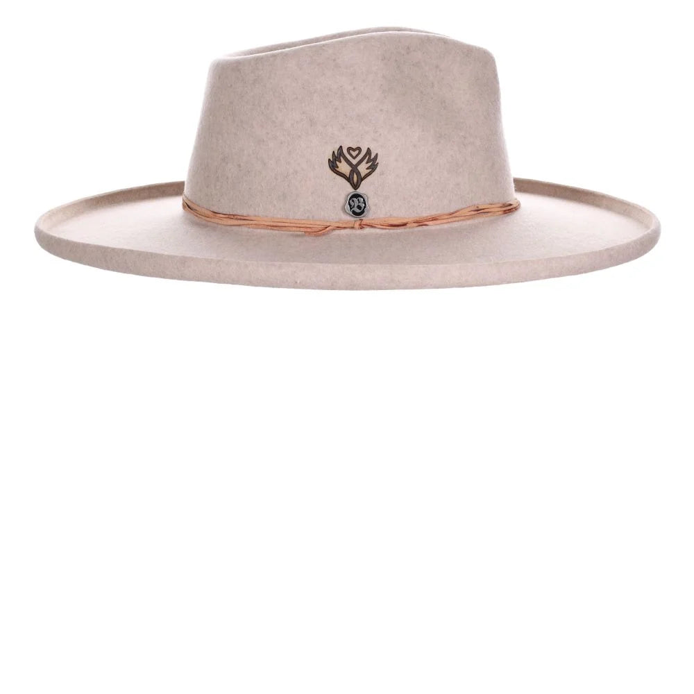 Biltmore The Bones - Wide Brim Wool Felt fedora Hat