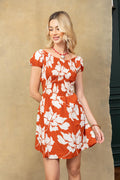 Lillian's Glow Up Dress In Red