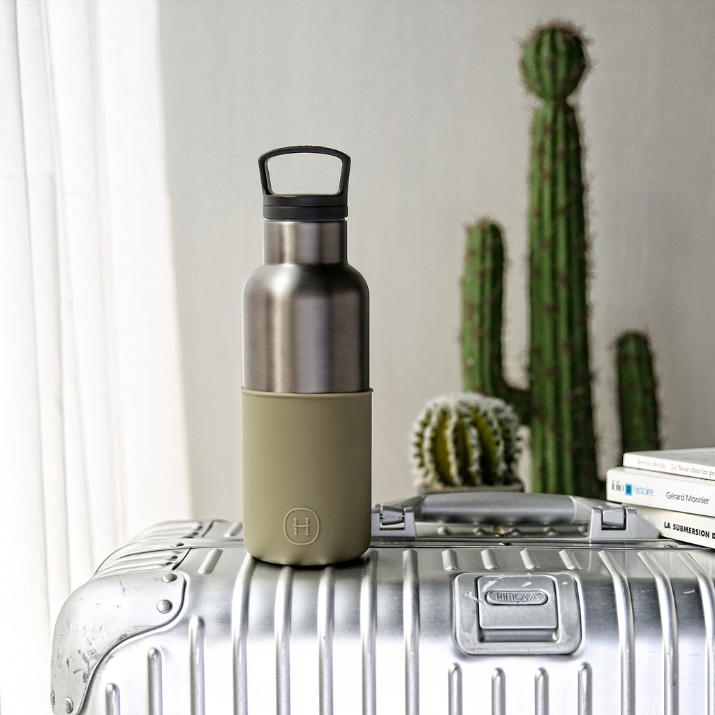 Titanium grey-Army Green 16 Oz