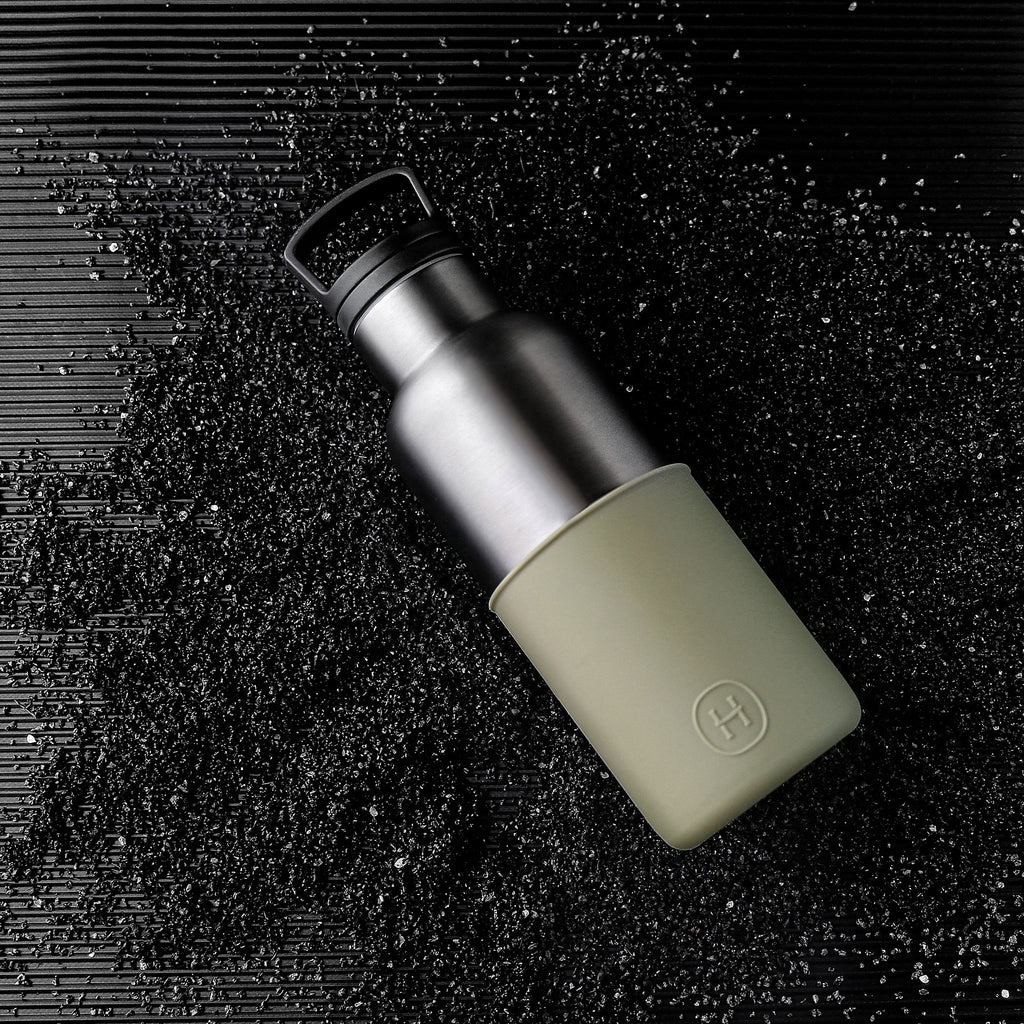 Titanium grey-Army Green 16 Oz