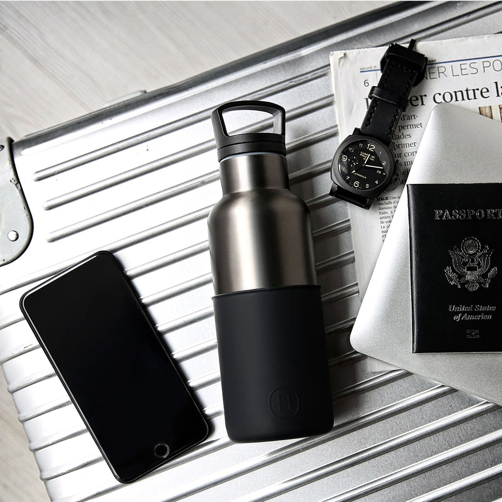 Titanium grey-Ink Black 16 Oz