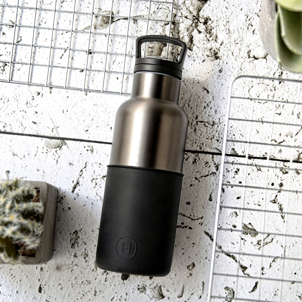 Titanium grey-Ink Black 16 Oz