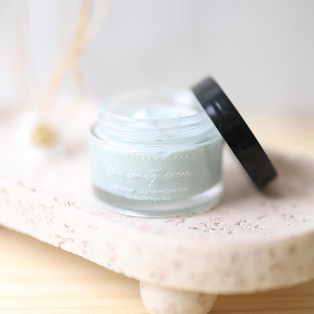 Crema Facial Calmante de Sebo Blue Beauty