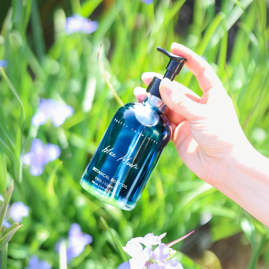 Aceite Corporal Botánico Natural Blue Bloom