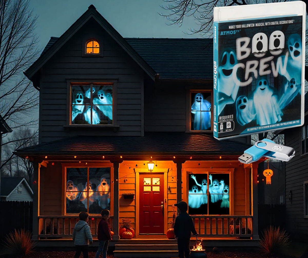 AtmosFX Boo Crew Halloween Digital Decoration on USB