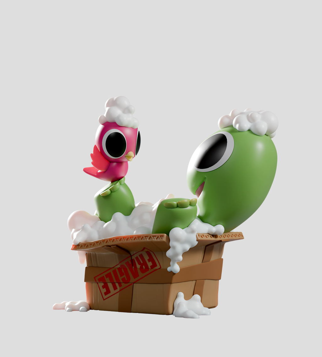 Kaleidos Creative: Box Turtle & Bird Blind Box