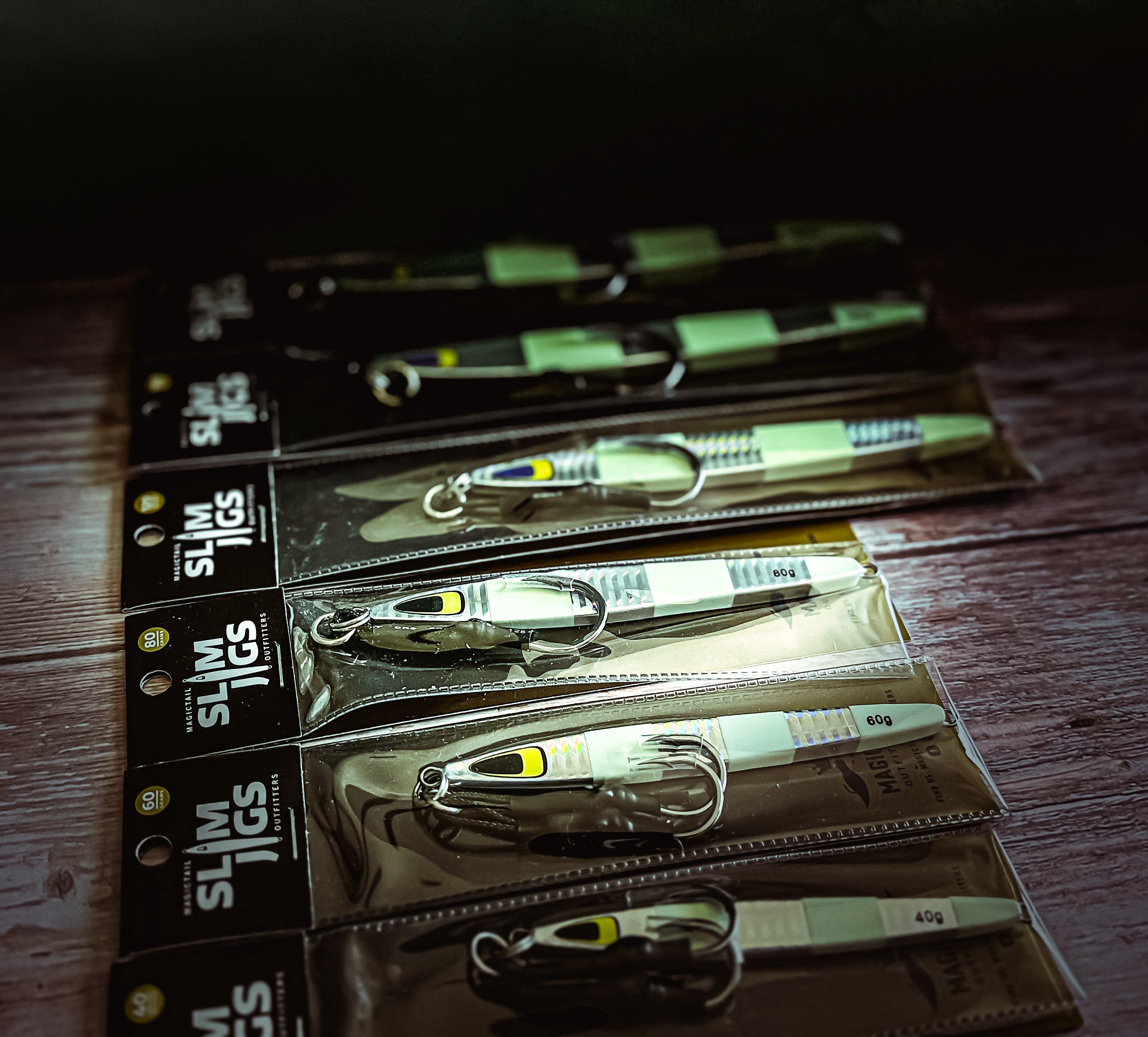 Plantillas verticales Magictail Slim Jig