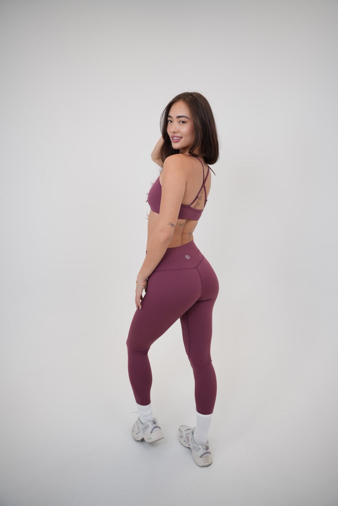 My Time Is Divine Plum Cross-Back Butter Soft Bra