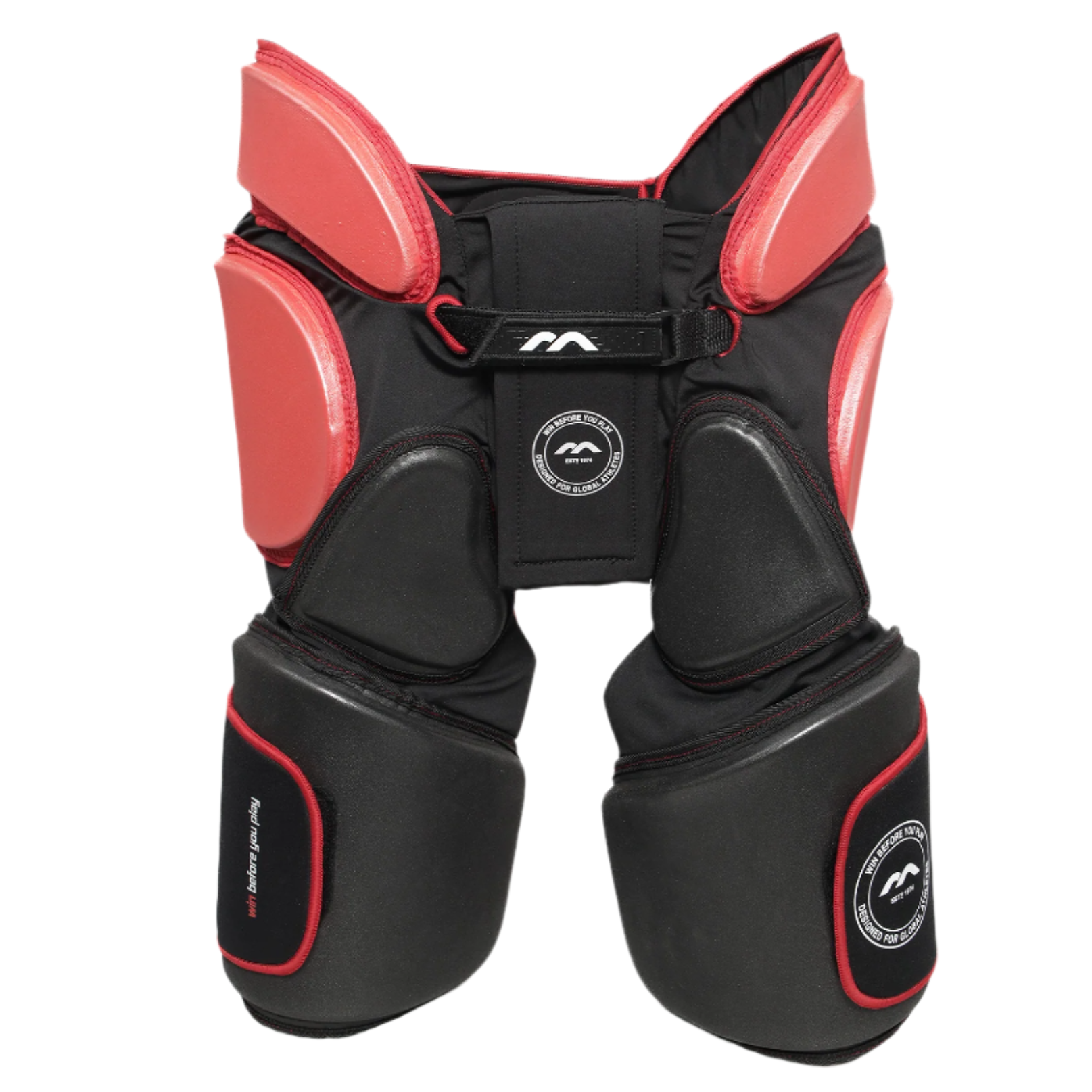 Faja Mercian Evolution 1 negra/roja con sobrepantalón