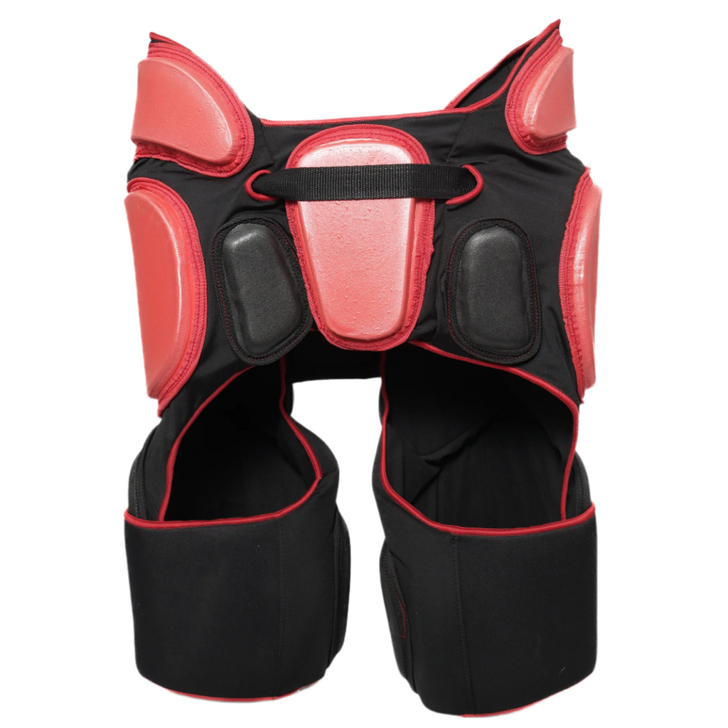 Faja Mercian Evolution 1 negra/roja con sobrepantalón