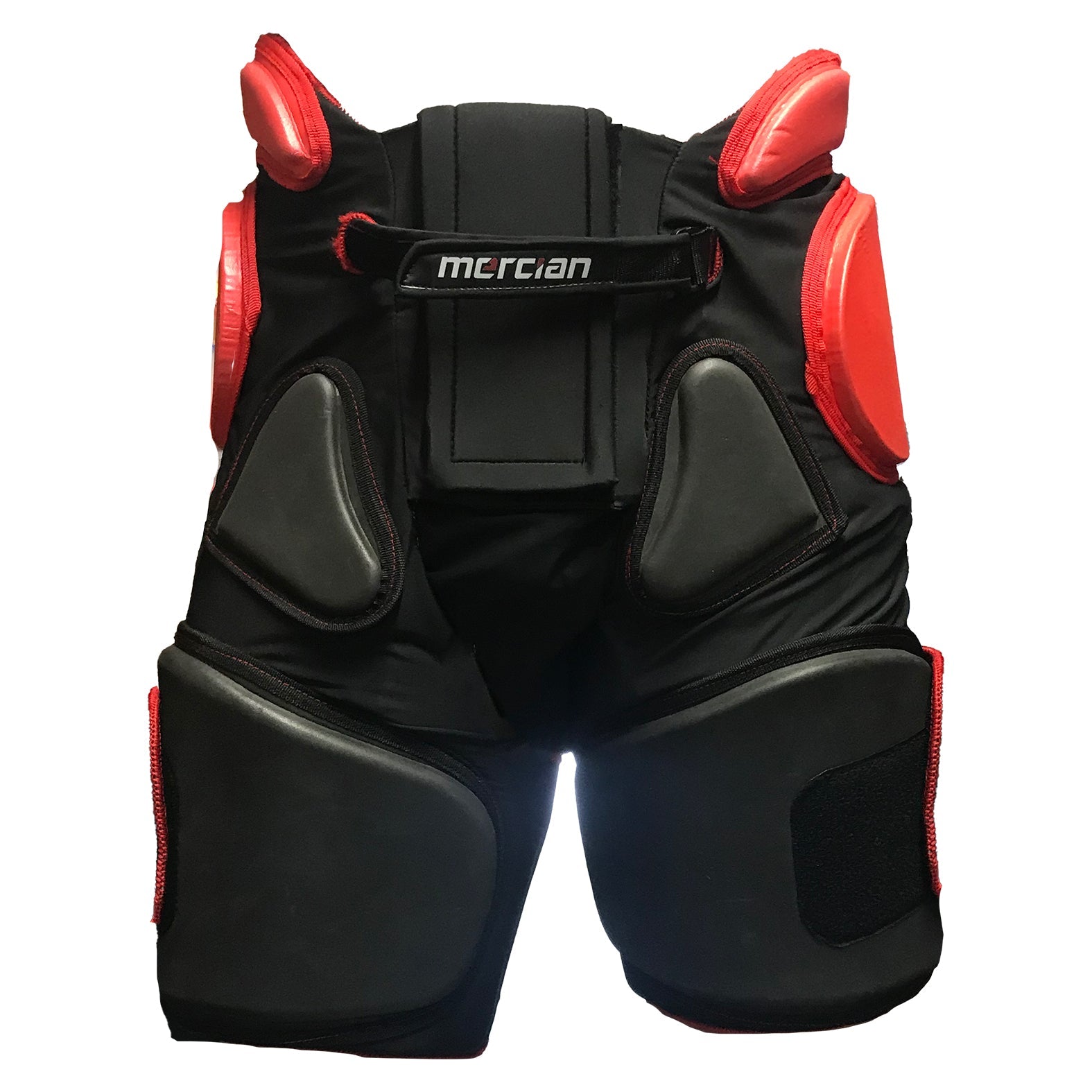 Faja Mercian Evolution 1 negra/roja con sobrepantalón