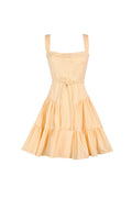 CARACAS MINI DRESS IN YELLOW STRIPES