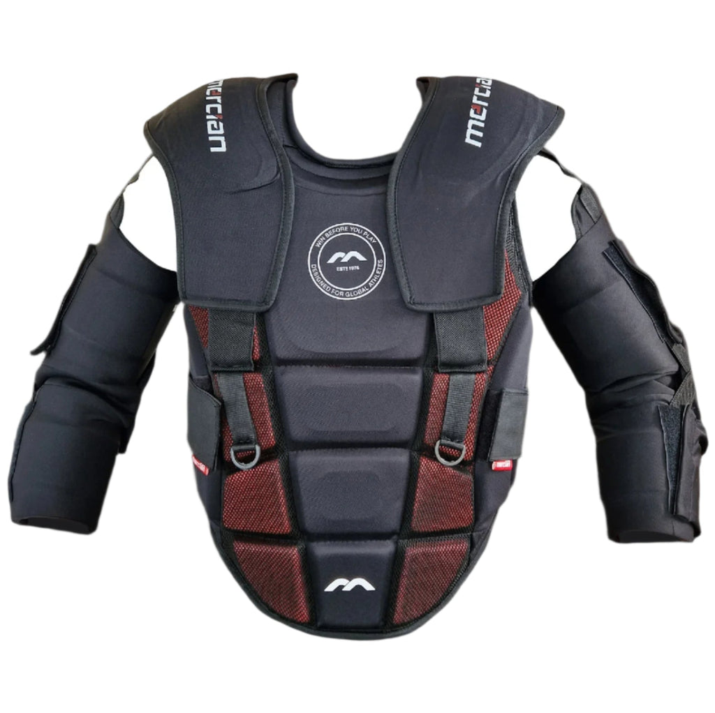 Armadura corporal Mercian Evolution Pro negra/roja