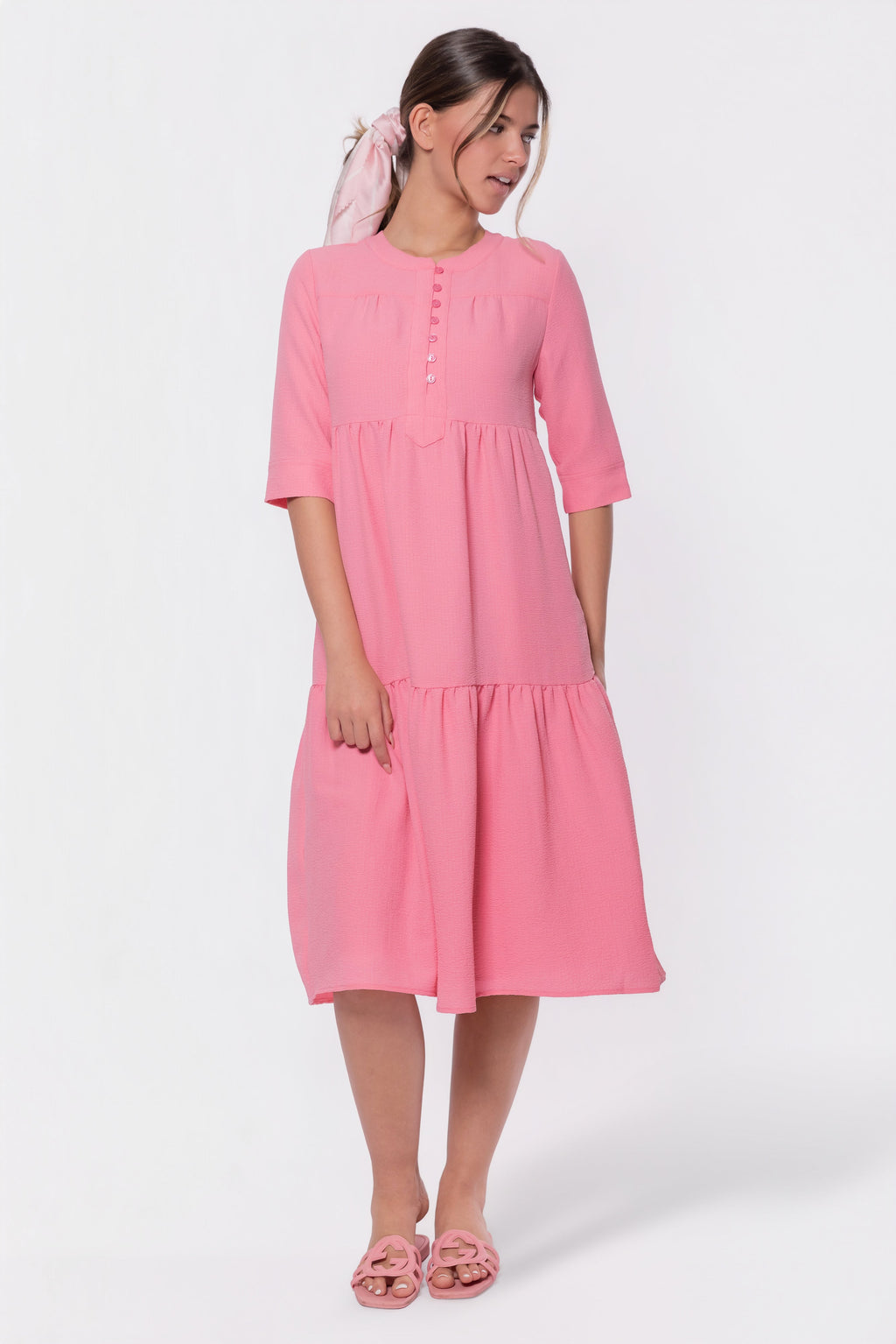 Mali Dress 42" (Pink)