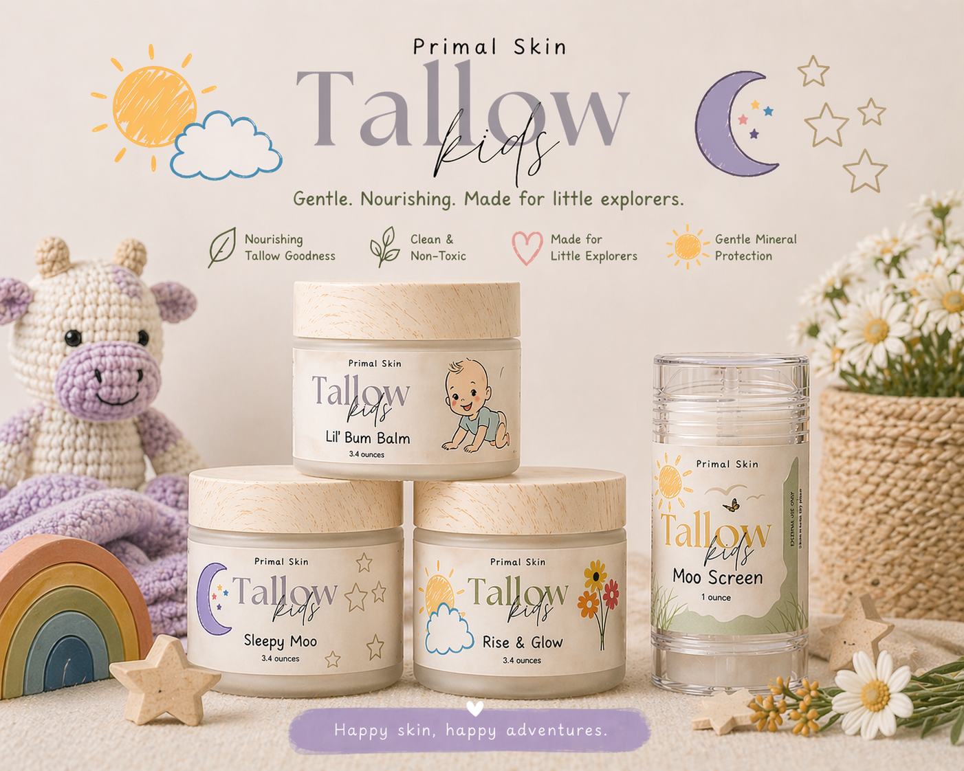 Organic, Non-Toxic Kids Tallow Bundle