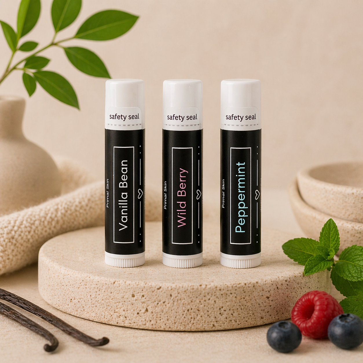 Tallow Lip Balm Trio