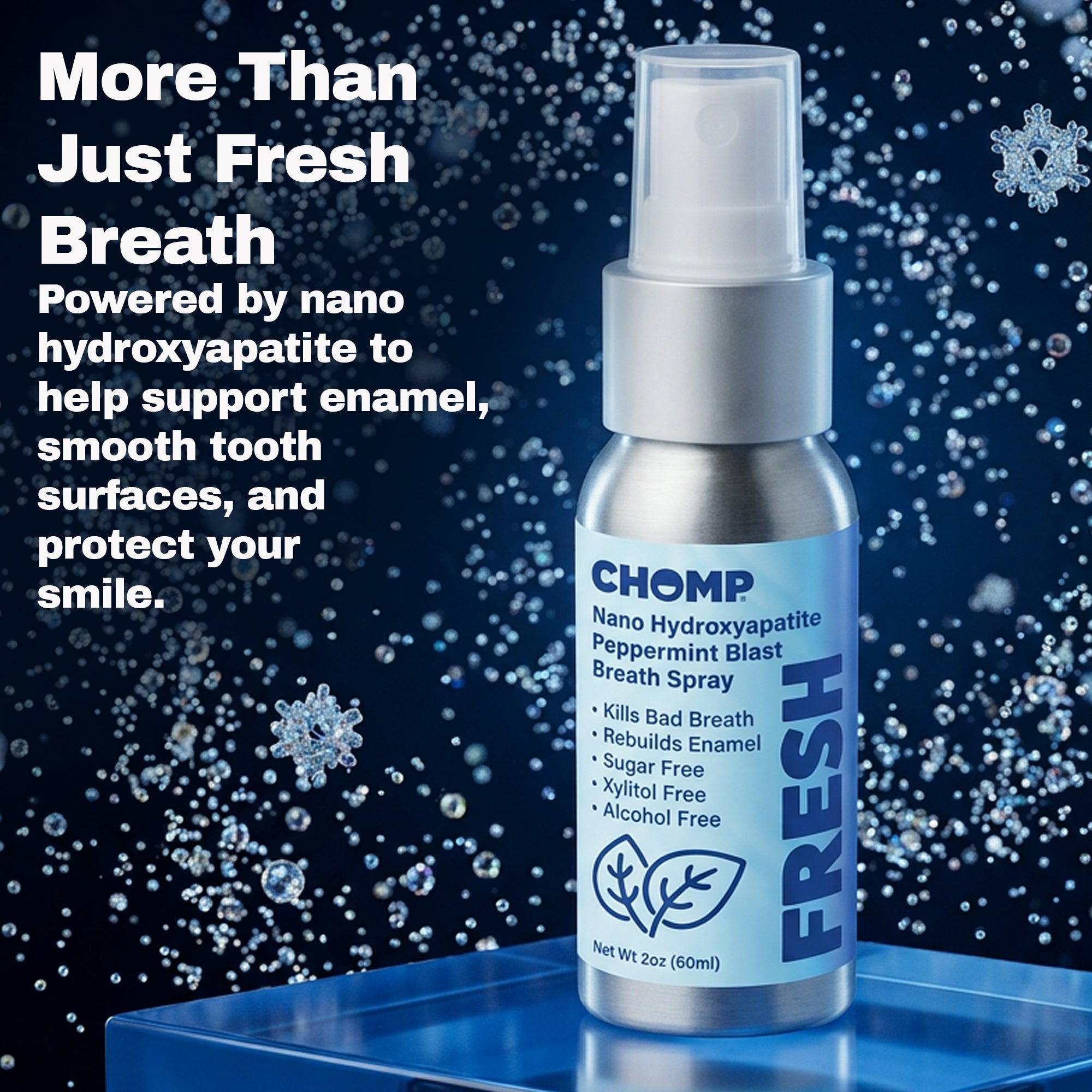 FRESH! Nano Hydroxyapatite Peppermint Chill Breath Spray