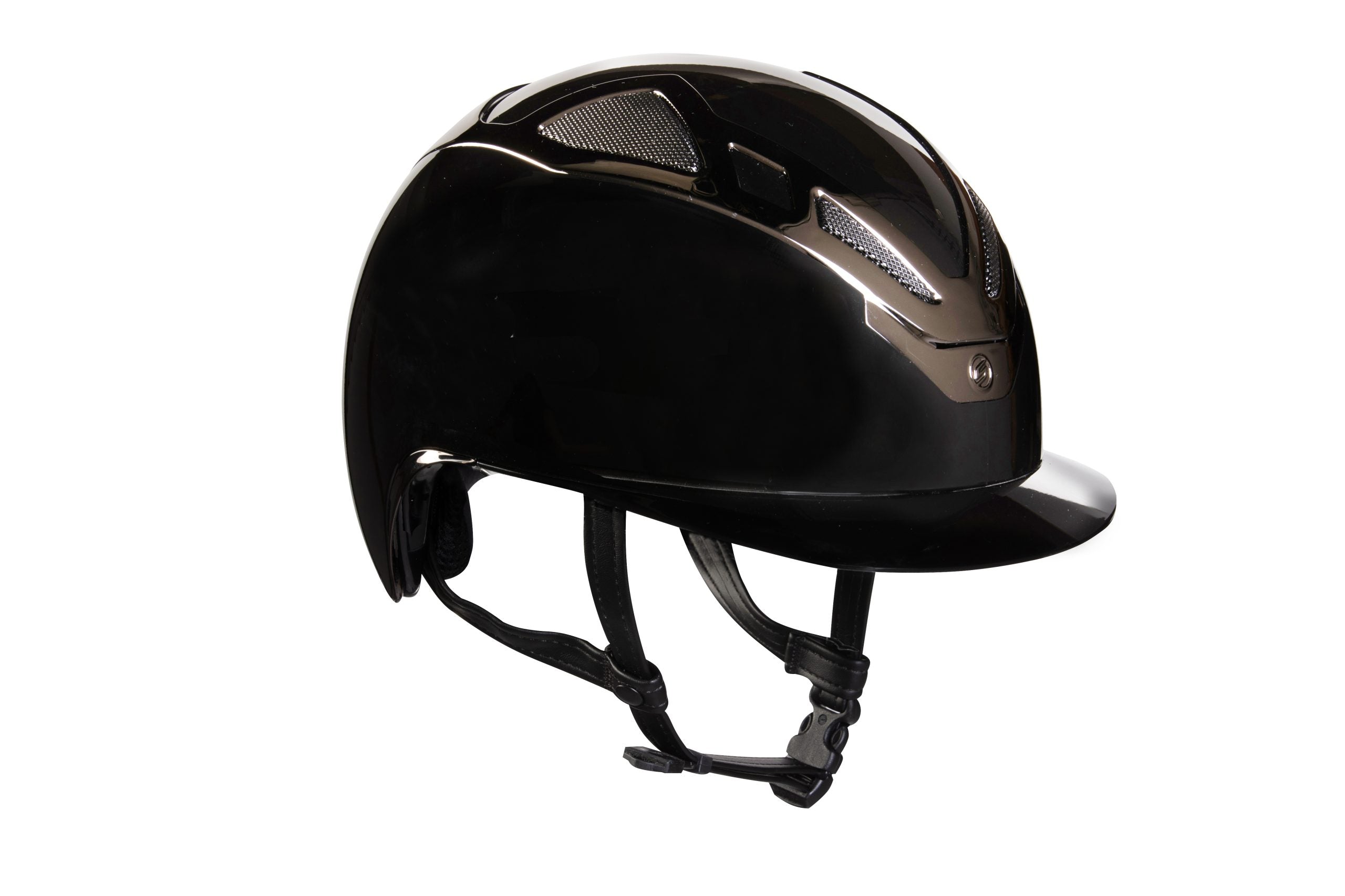 Casco de moto Suomy Apex – Negro brillante cromado