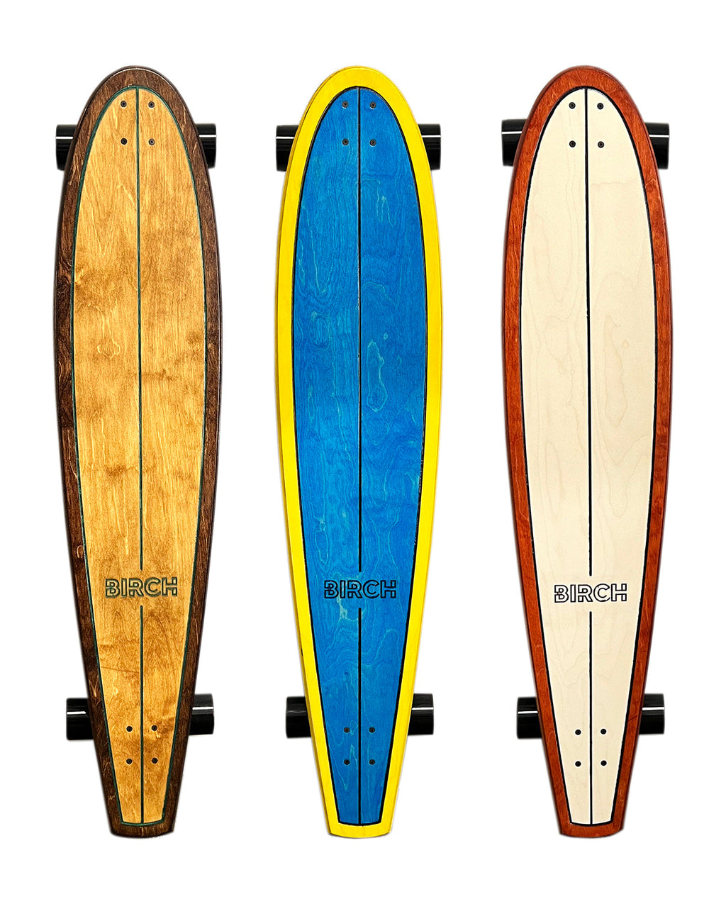 BIRCH 48" Classic Cruiser: Monopatín Longboard Clásico Retro