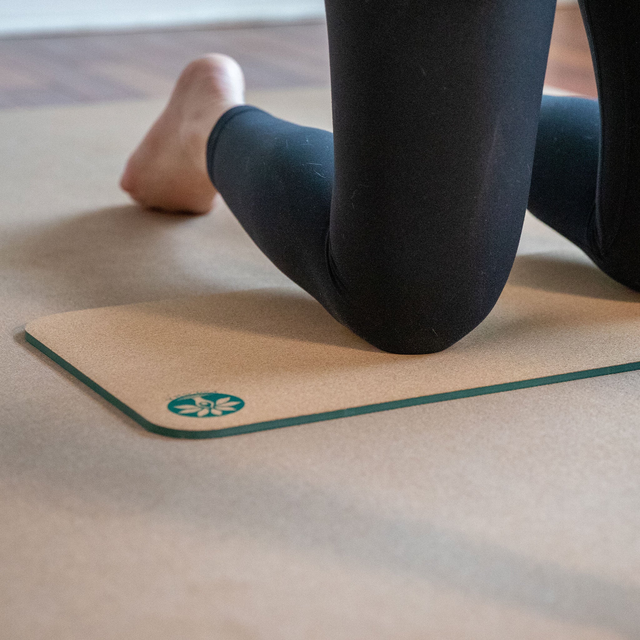 Almohadilla de yoga de corcho