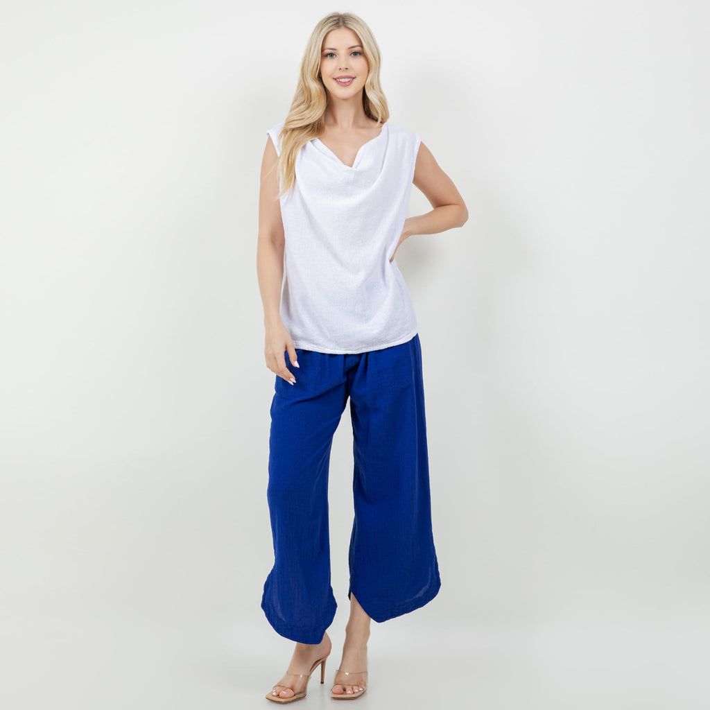 Deloris Pants 100% Cotton Gauze- With Pockets!