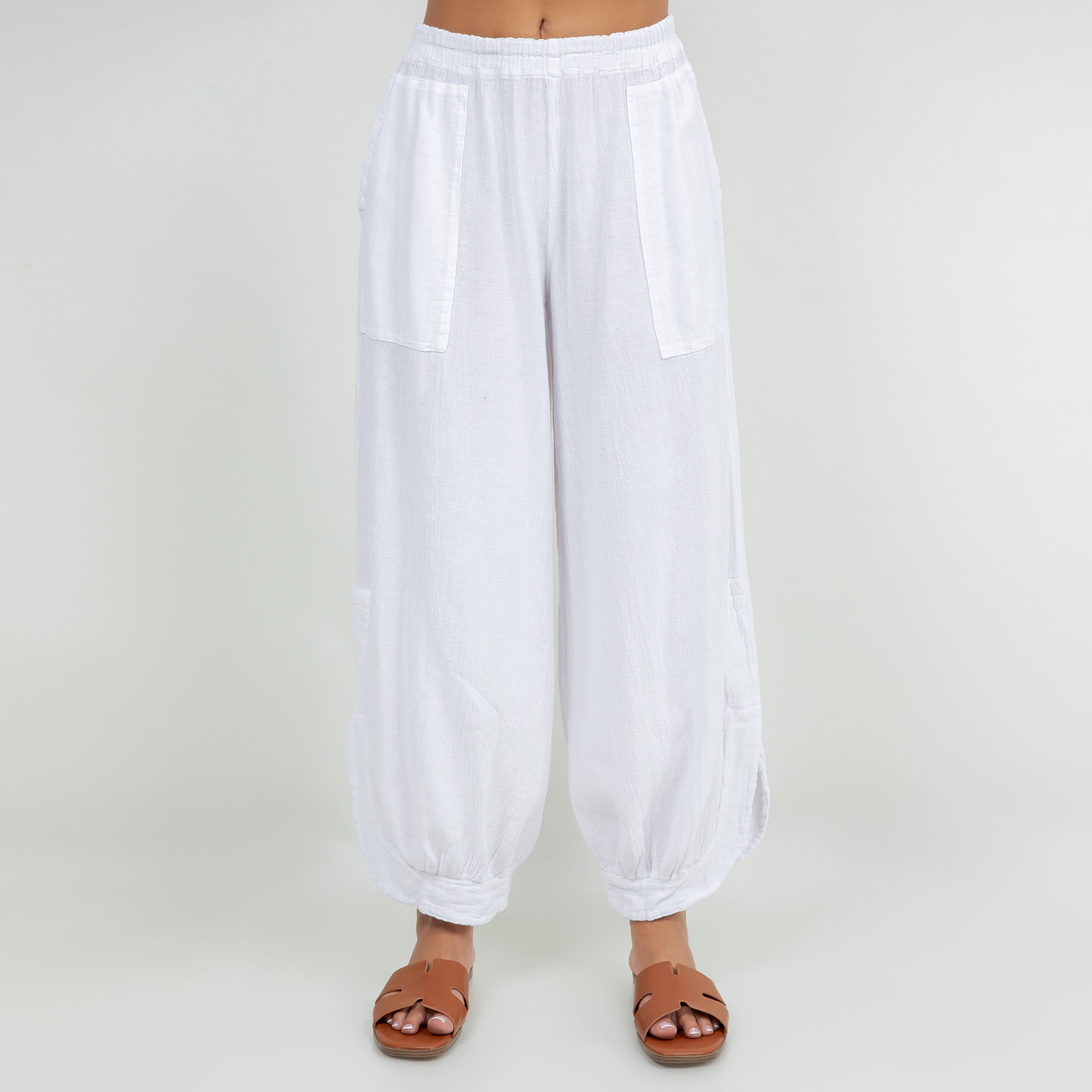 Deloris Pants 100% Cotton Gauze- With Pockets!