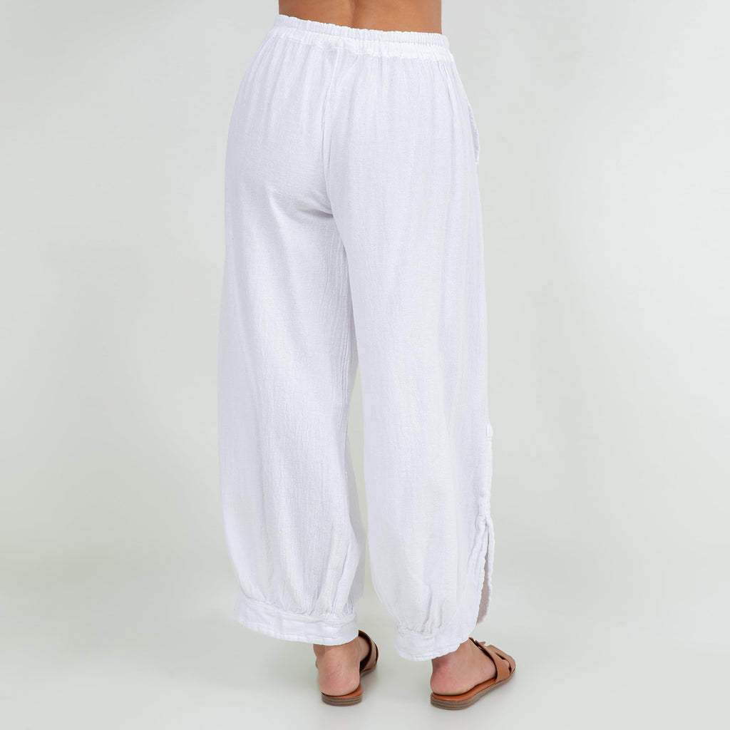 Deloris Pants 100% Cotton Gauze- With Pockets!