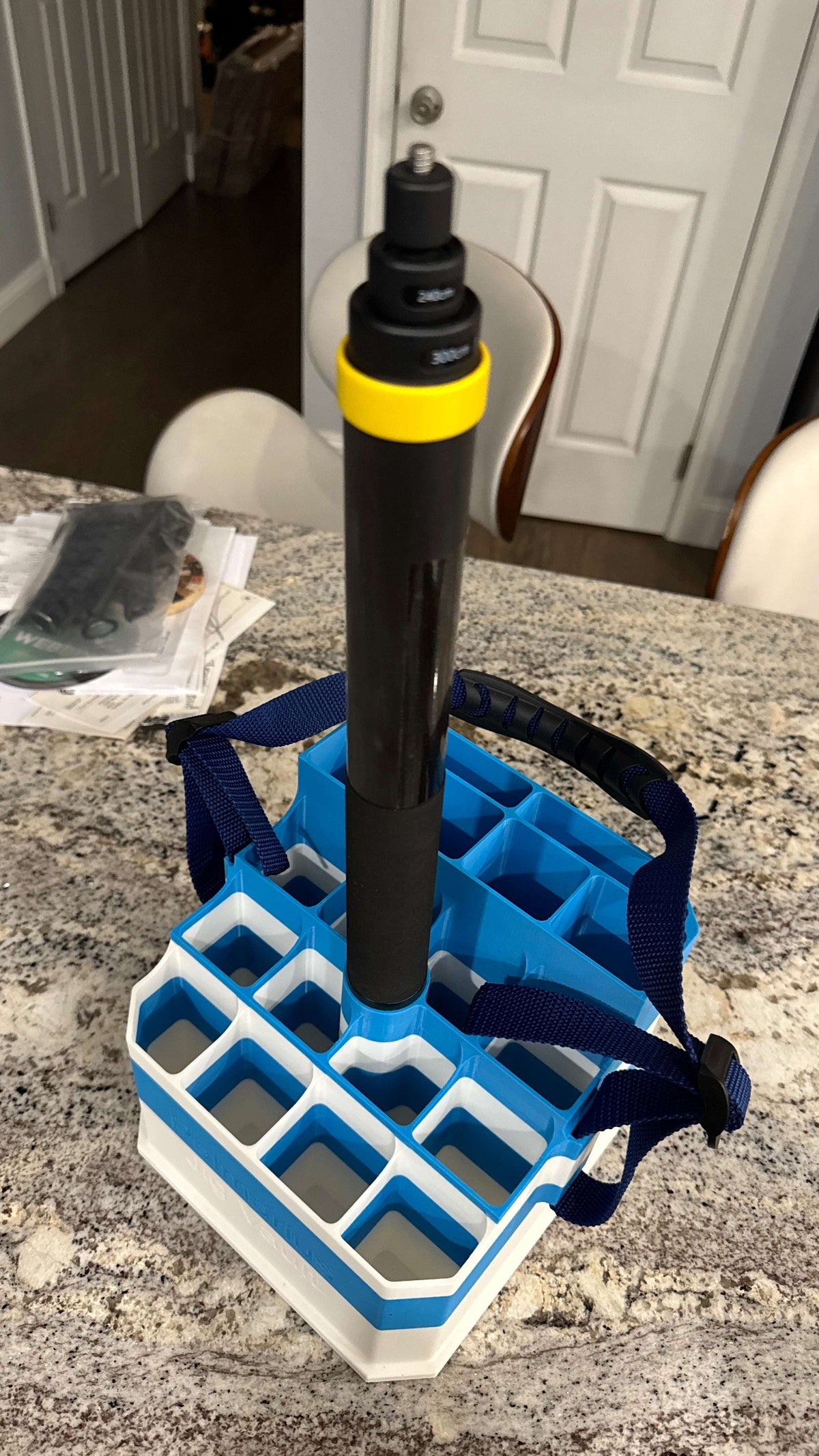 Jig Vault™ Shorty Square Jig Bucket Skeleton with Carry Strap