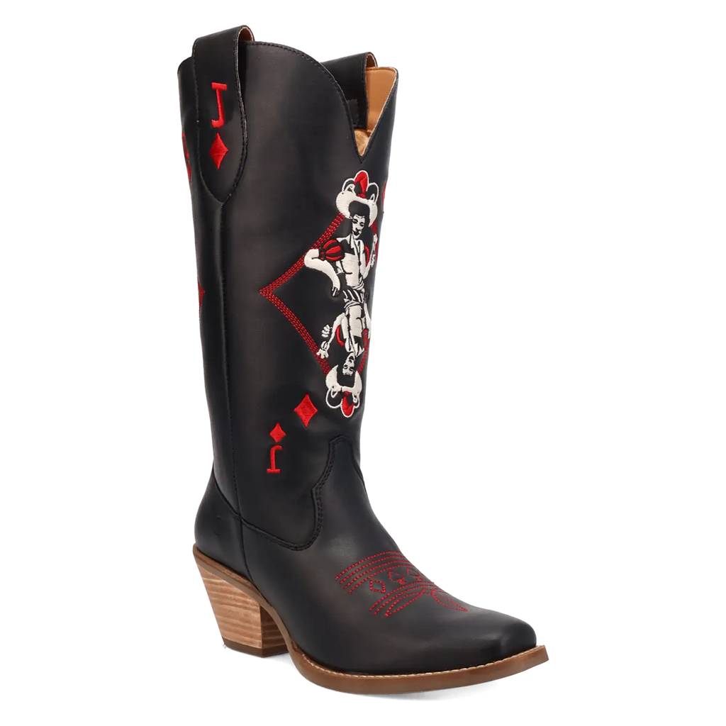 Dingo Jack of Diamonds - Women's Leather Cowgirl Boots
