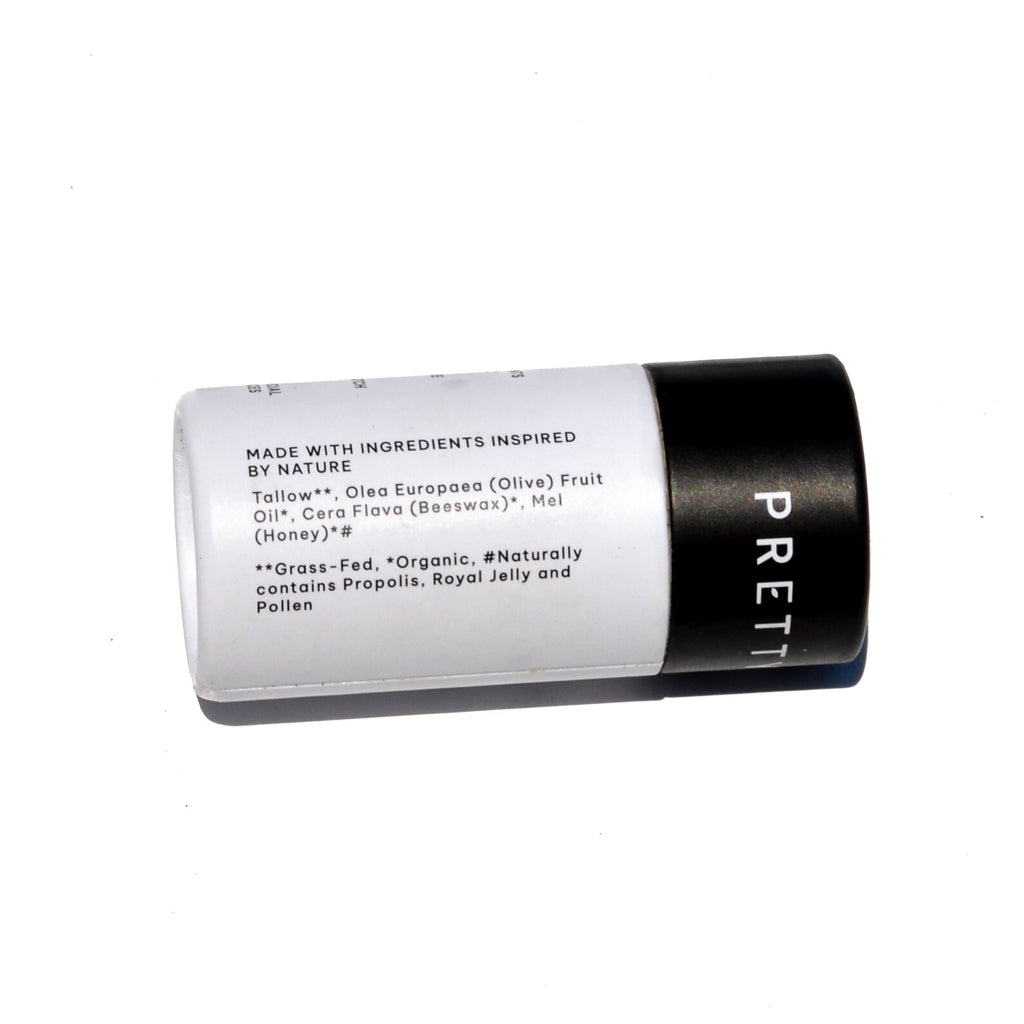 Bálsamo labial de sebo + miel sin perfume en tubos de viaje ecológicos