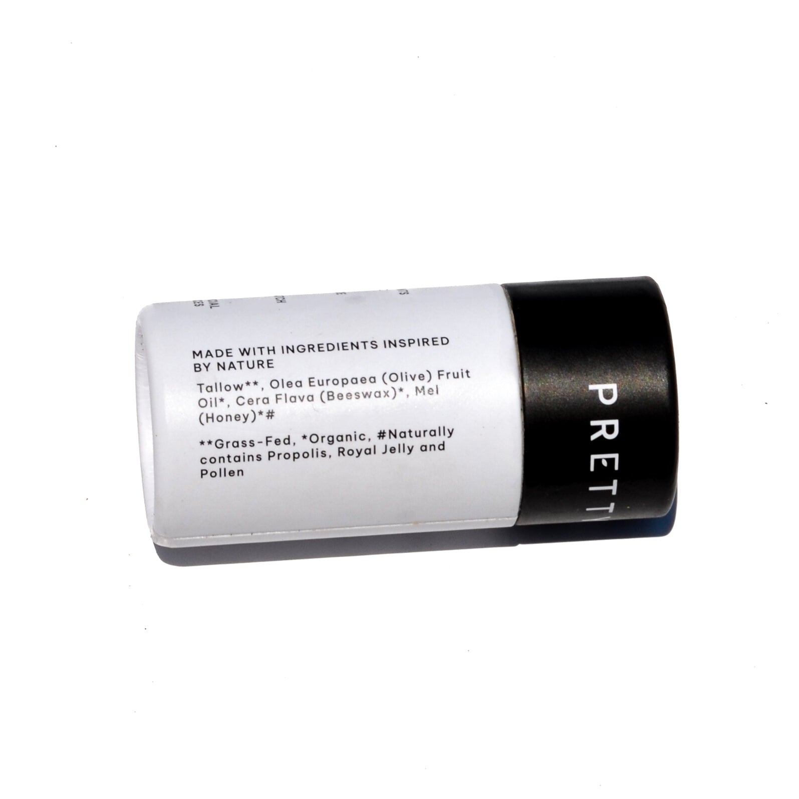 Bálsamo labial de sebo + miel sin perfume en tubos de viaje ecológicos