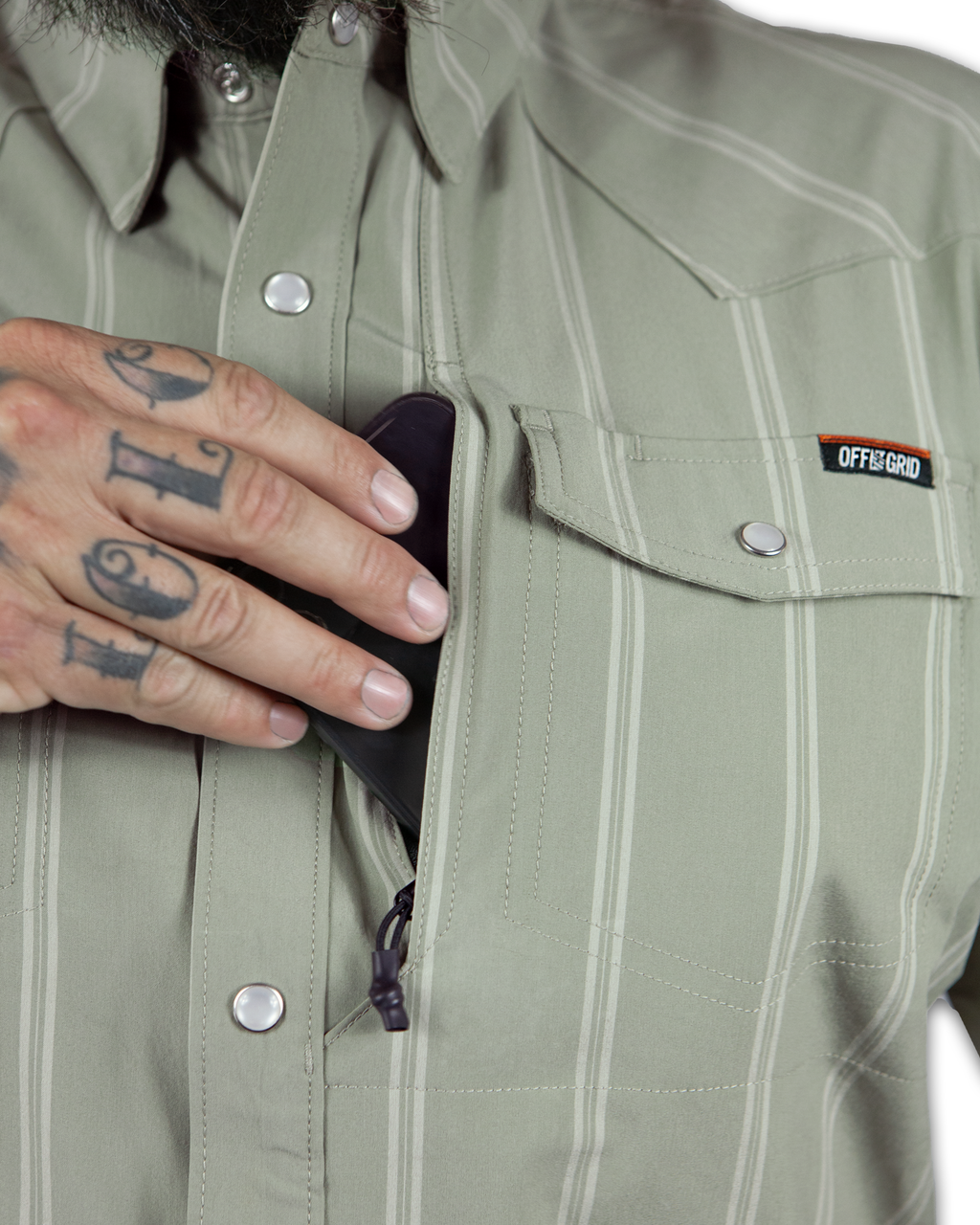 Camisa Daryll SS - Verde Salvia