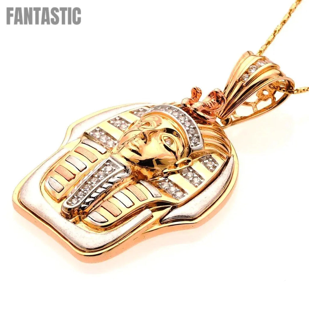 Dazzling 14K Gold Farnon Pendant with Cubic Zirconia |