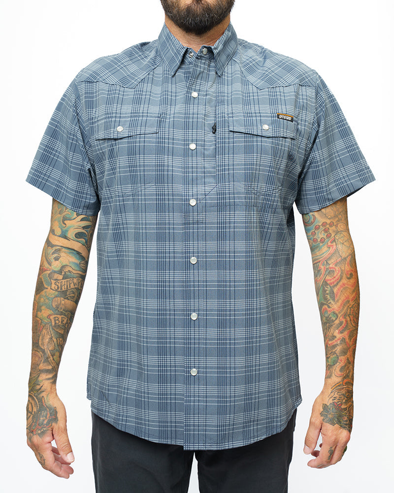 Deke SS Shirt - Dusty Royal