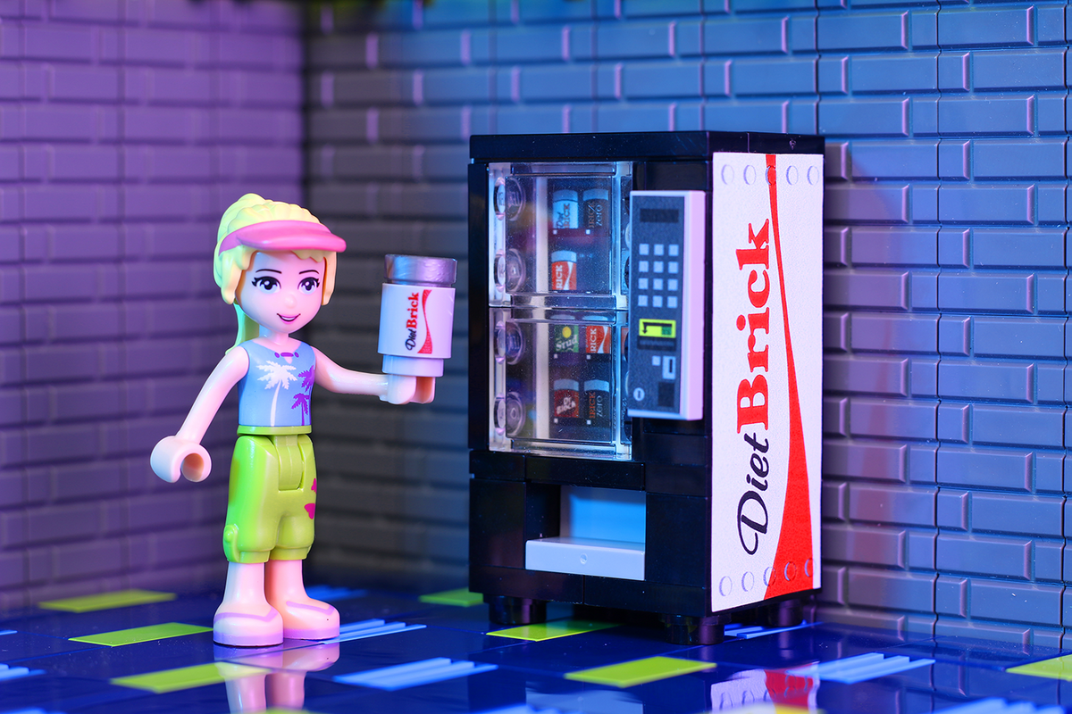 Diet Brick Soda Vending Machine