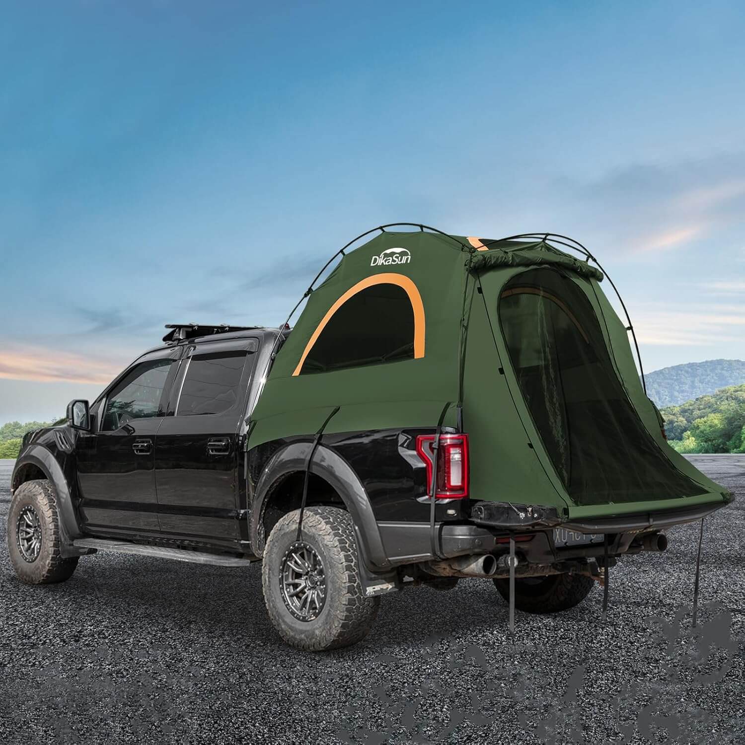 Tienda de campaña para caja de camioneta, fácil instalación, 1.6-2.0m, verde