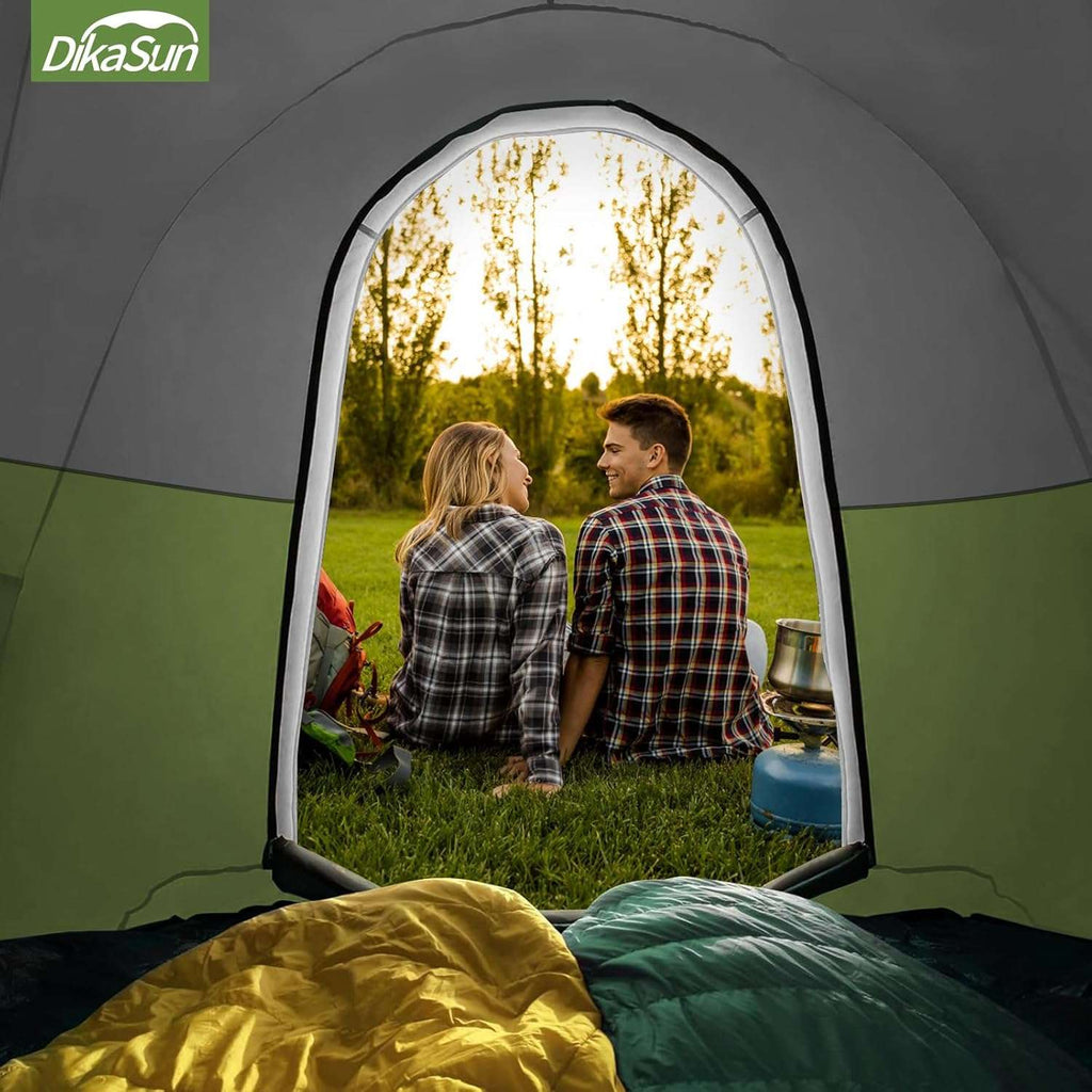 Tienda de campaña para caja de camioneta de 5.5-6.7 pies con toldo verde